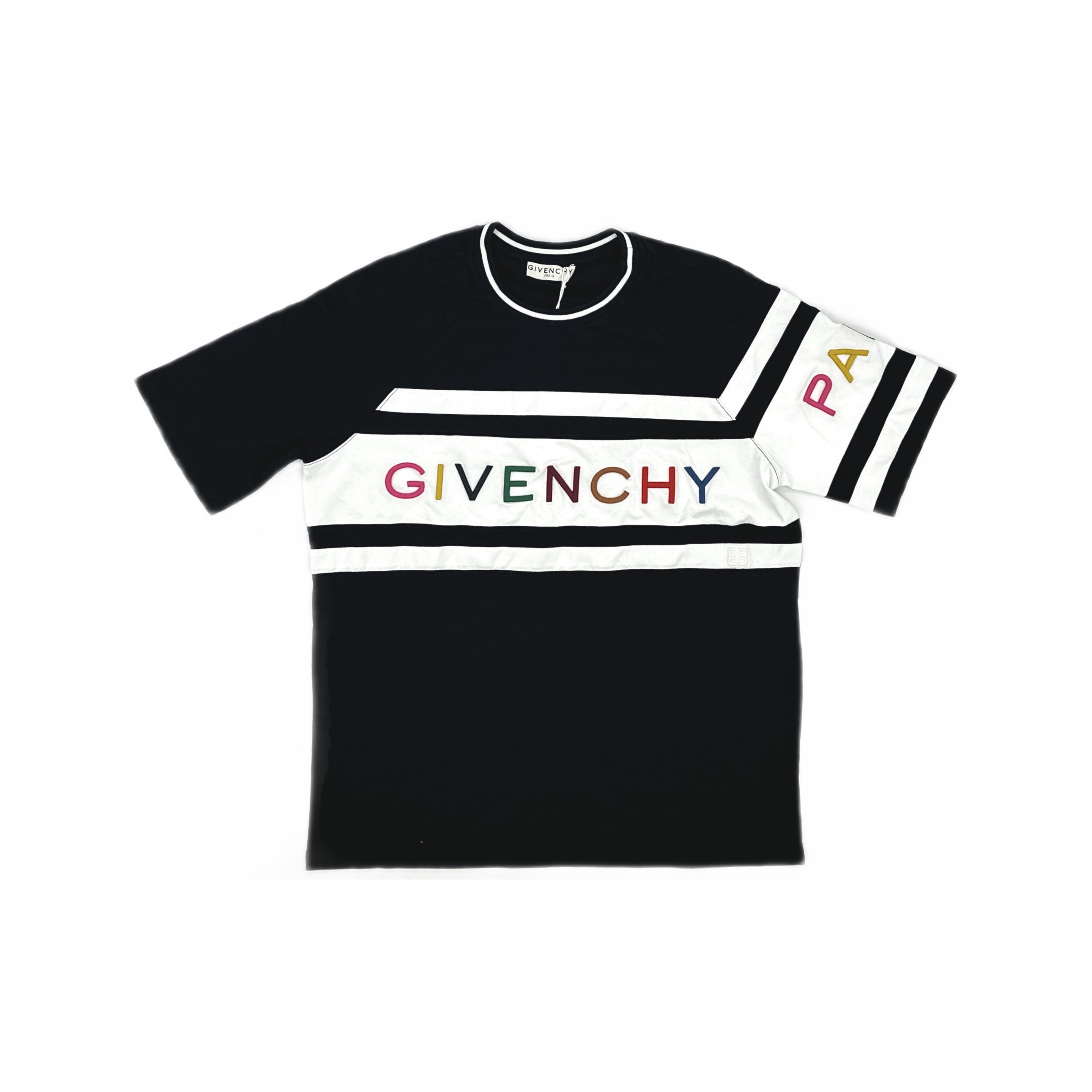 Givenchy Givenchy Logo Panel T-Shirt Size M Size US M / EU 48-50 / 2 - 1 Thumbnail