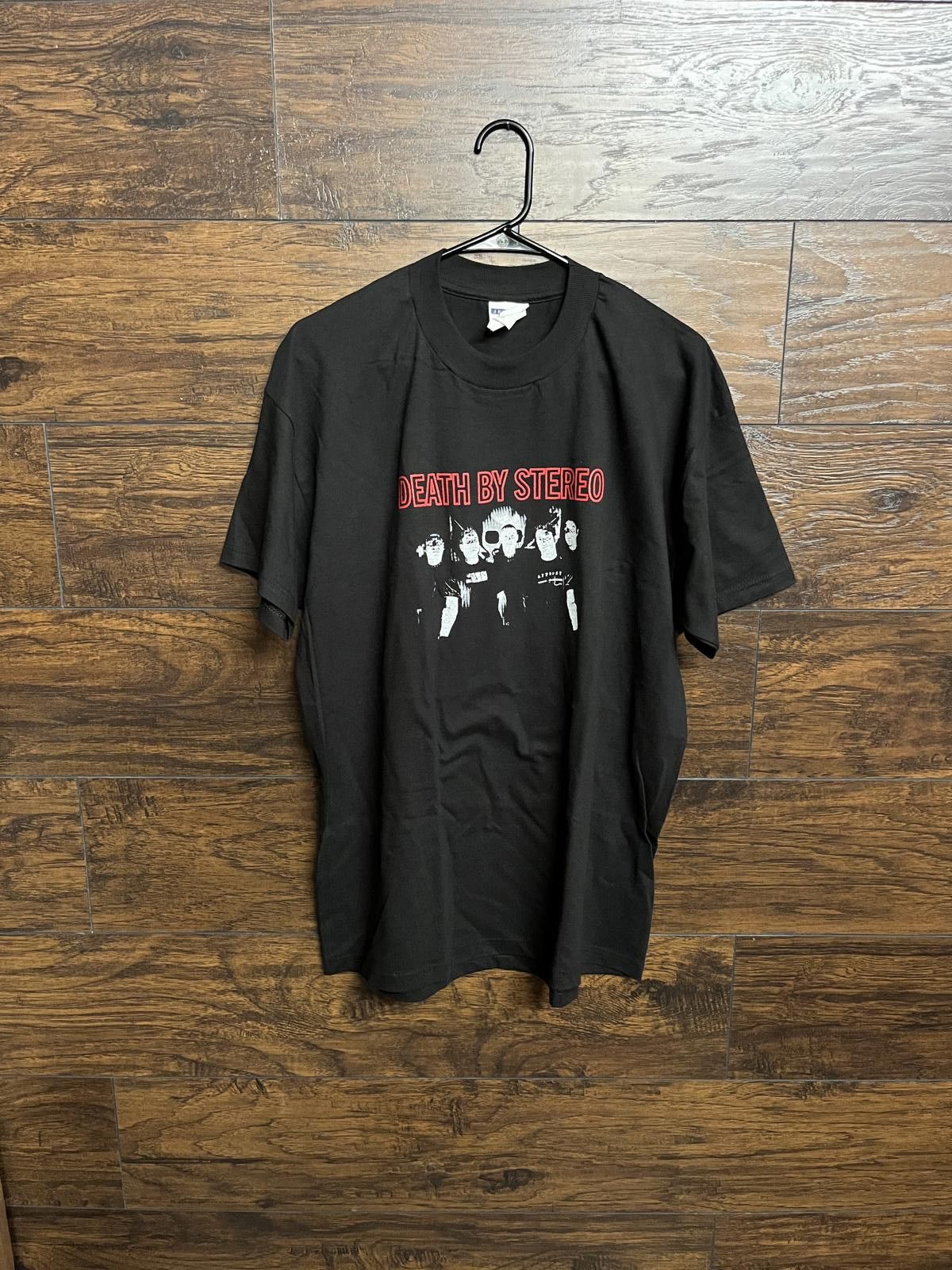Death by Stereo Band Photo T-shirt - Orange County Punk -L