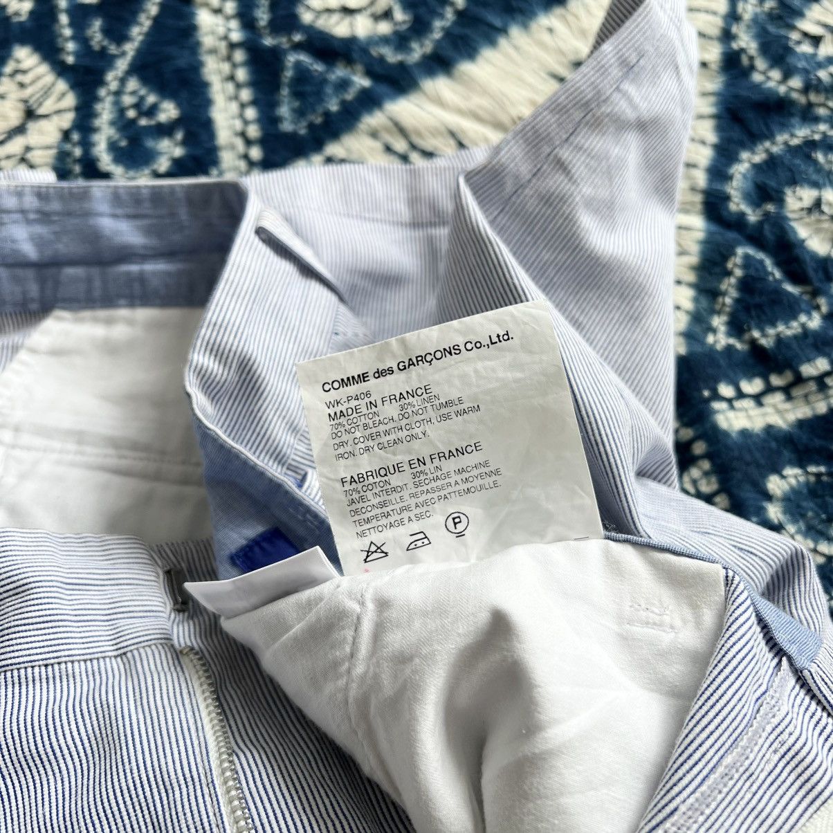Comme des Garcons × Comme des Garcons Homme × Junya Watanabe COMME des GARÇONS STRIPE SHORTS Size US 35 - 3 Thumbnail