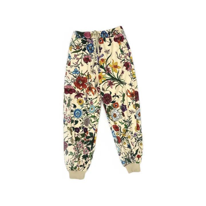 Gucci Gucci Gucci Casual Fashion Floral Pants -2506 Size US 26 / EU 42 - 2 Thumbnail