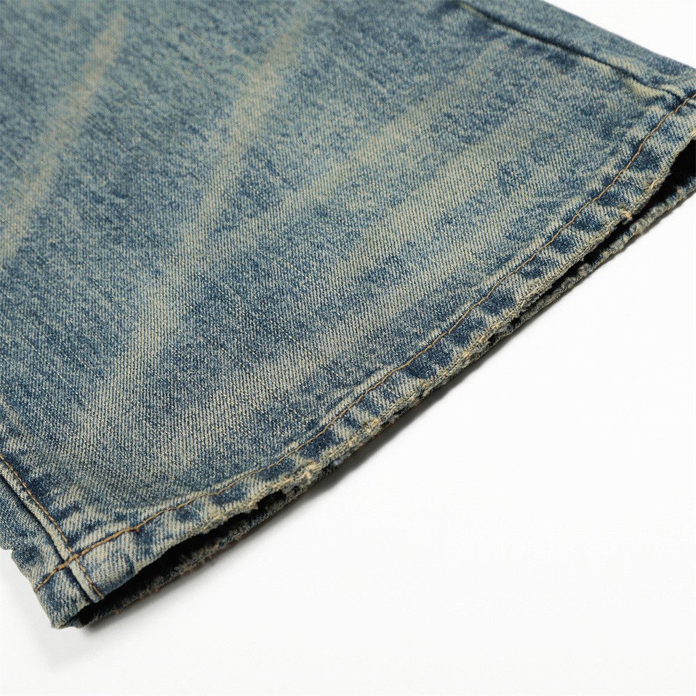 Vintage Men's Punk Retro Gradient Distressed Straight-Leg Jeans Size US 32 / EU 48 - 6 Thumbnail