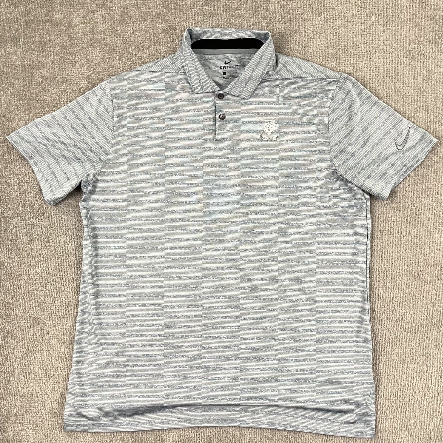 Nike Nike Golf Polo Shirt Mens Large Blue Performance Stretch PA Size US L / EU 52-54 / 3 - 3 Thumbnail