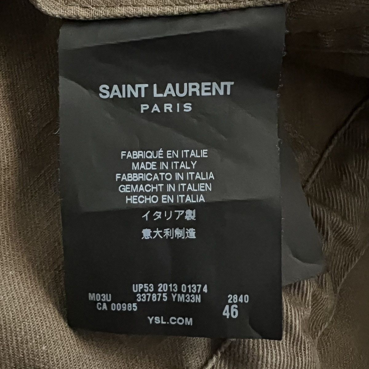 Saint Laurent Paris VINTAGE Saint Laurent SS14 runway Cropped Parka Size US S / EU 44-46 / 1 - 10 Thumbnail