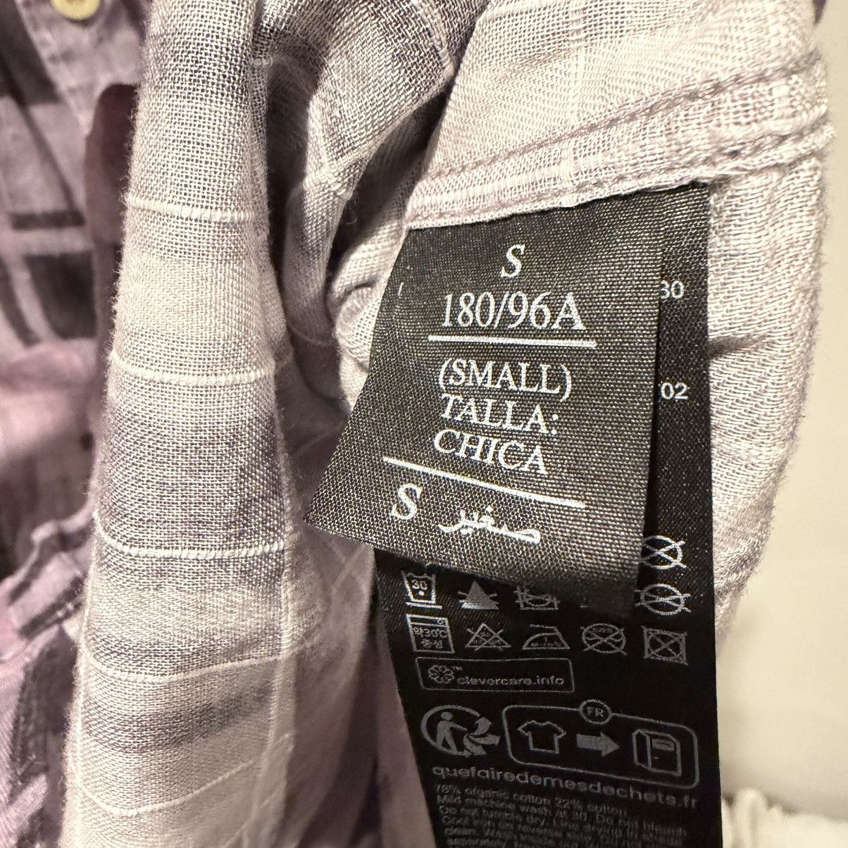 Allsaints AllSaints Relaxed Fit Button-Up – Purple/Black Plaid Shirt Size US S / EU 44-46 / 1 - 4 Thumbnail