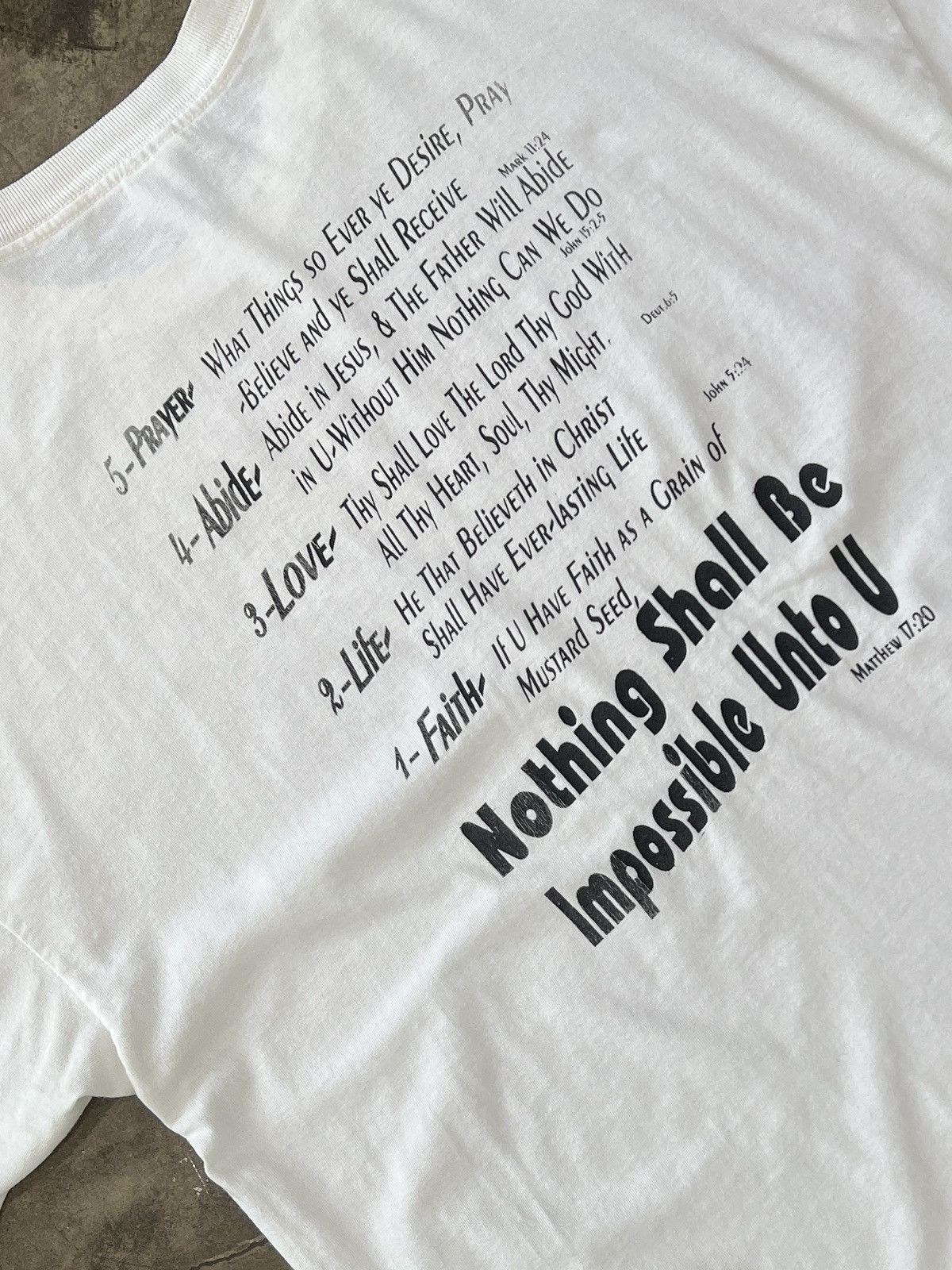 Vintage Vintage God is Good 10 Reason Why Religious Jesus Tee XL Size US XL / EU 56 / 4 - 2 Thumbnail
