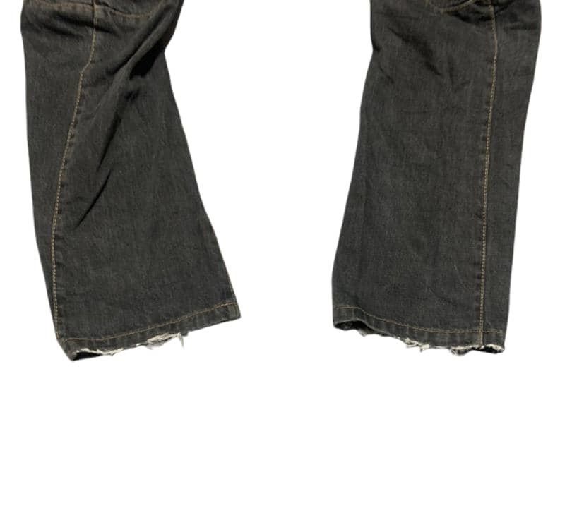 Junya Watanabe AD2004 Junya Watanabe Commes Des Garcons Curve Leg Jeans Size US 35 - 6 Thumbnail