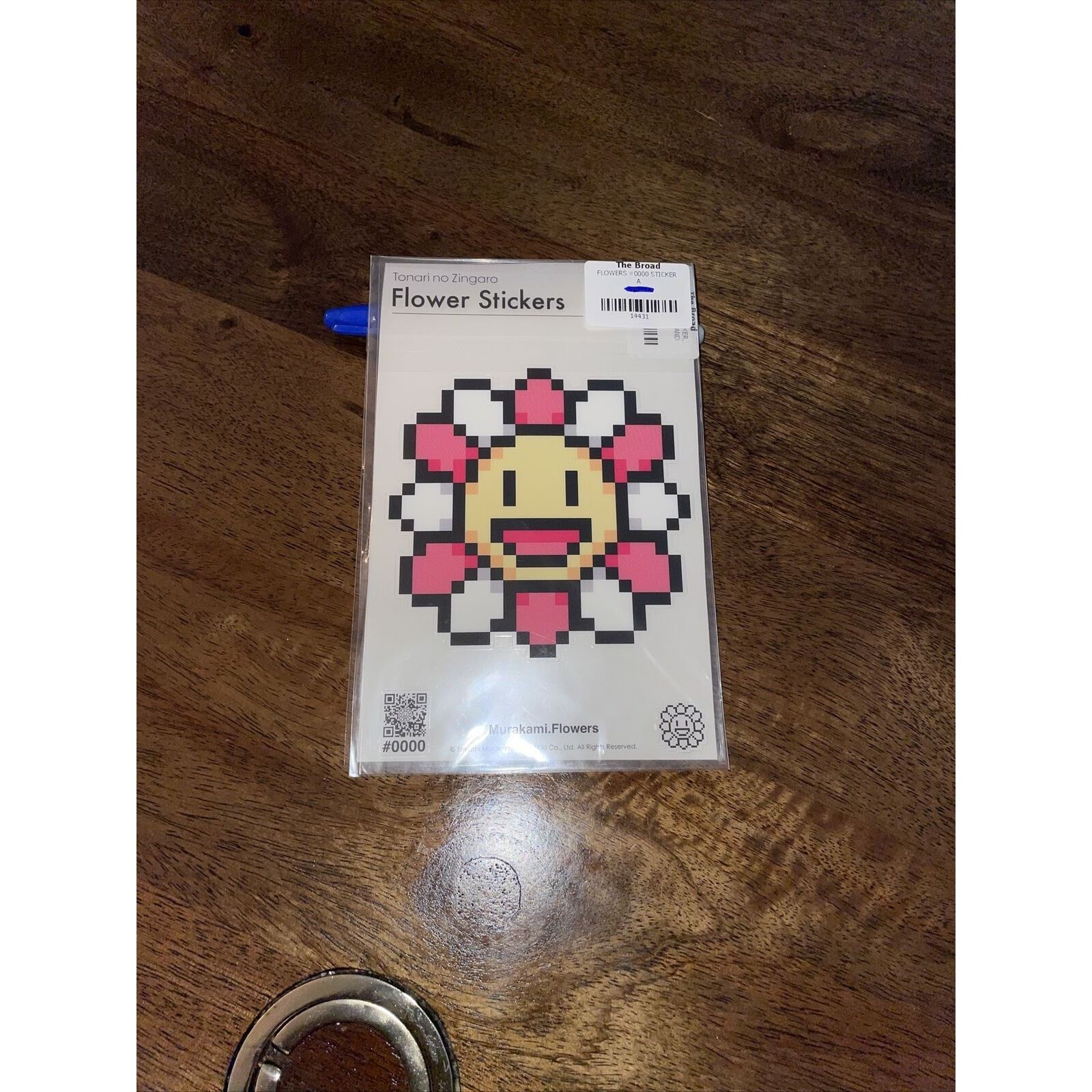 Takashi Murakami Takashi Murakami Flower Sticker Pink Kaikai Kiki Authentic Size ONE SIZE - 4 Thumbnail