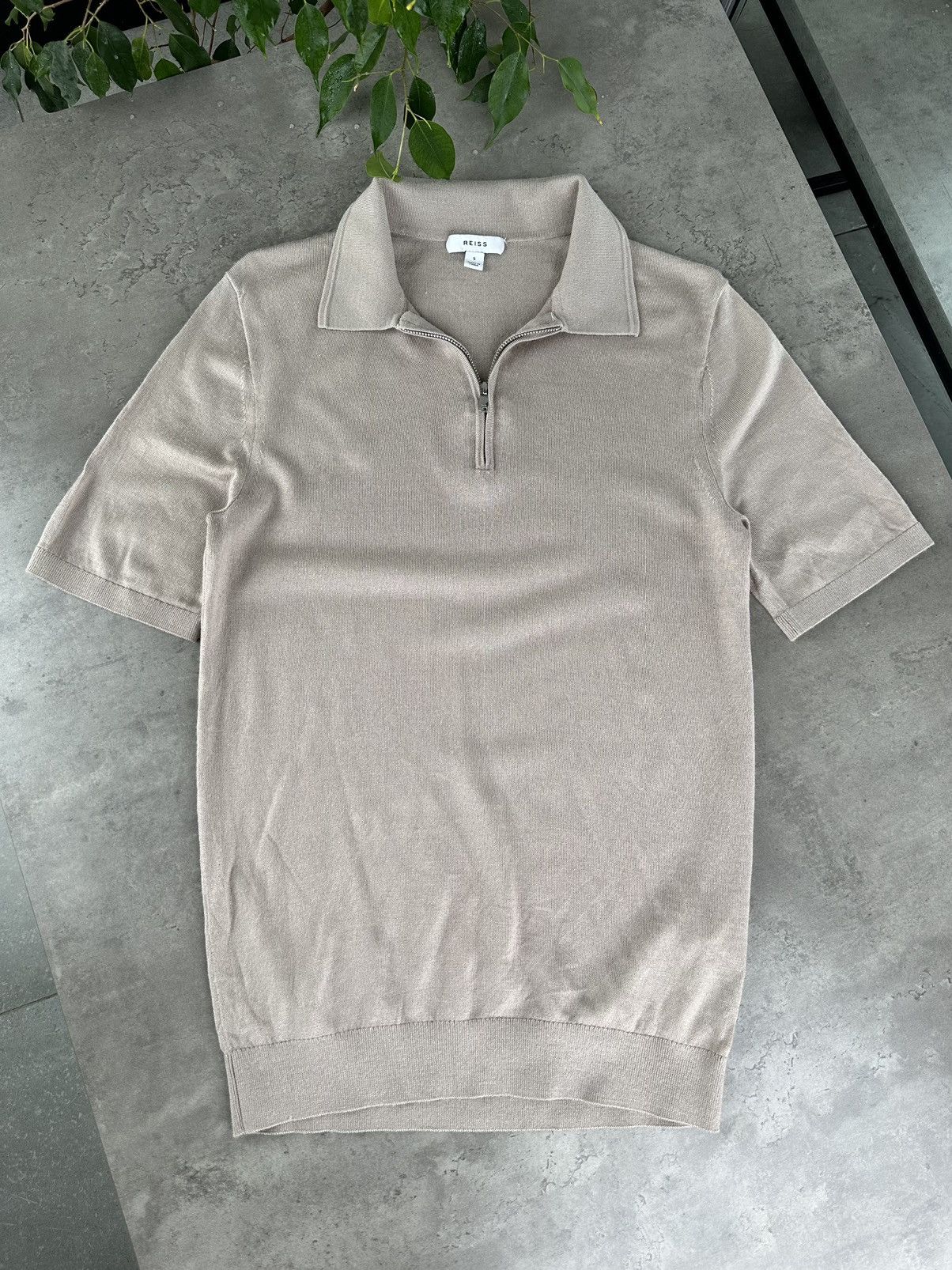 Reiss Reiss Polo With Zip Size US S / EU 44-46 / 1 - 1 Thumbnail