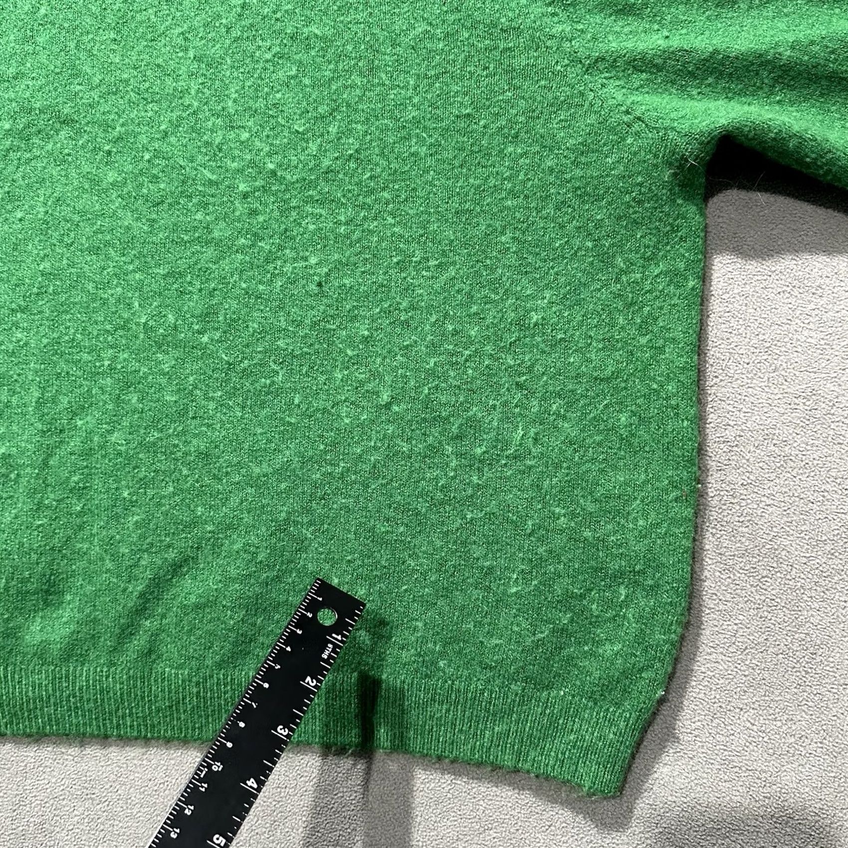 H&M H&M Sweater Womens 4XL Green Knit Crew Neck Polyester Acrylic Wool Blend Stretch Size XXL / US 16-18 / IT 52-54 - 8 Thumbnail