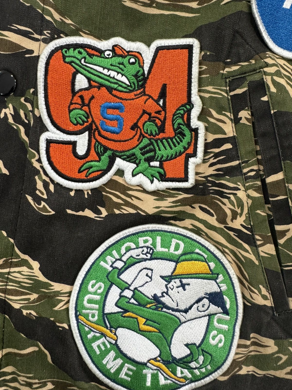 Supreme Supreme 07 NCAA NCCA Varsity Jacket Camo RARE Franchise Size US L / EU 52-54 / 3 - 6 Thumbnail