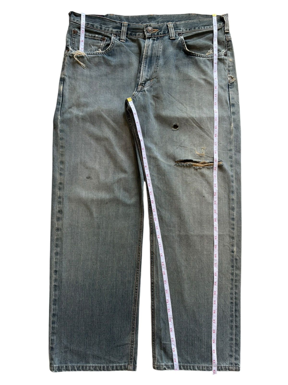 Edwin × Japanese Brand SALES🔥Vintage Japanese Edwin Distressed Baggy Jeans Size US 39 - 13 Thumbnail