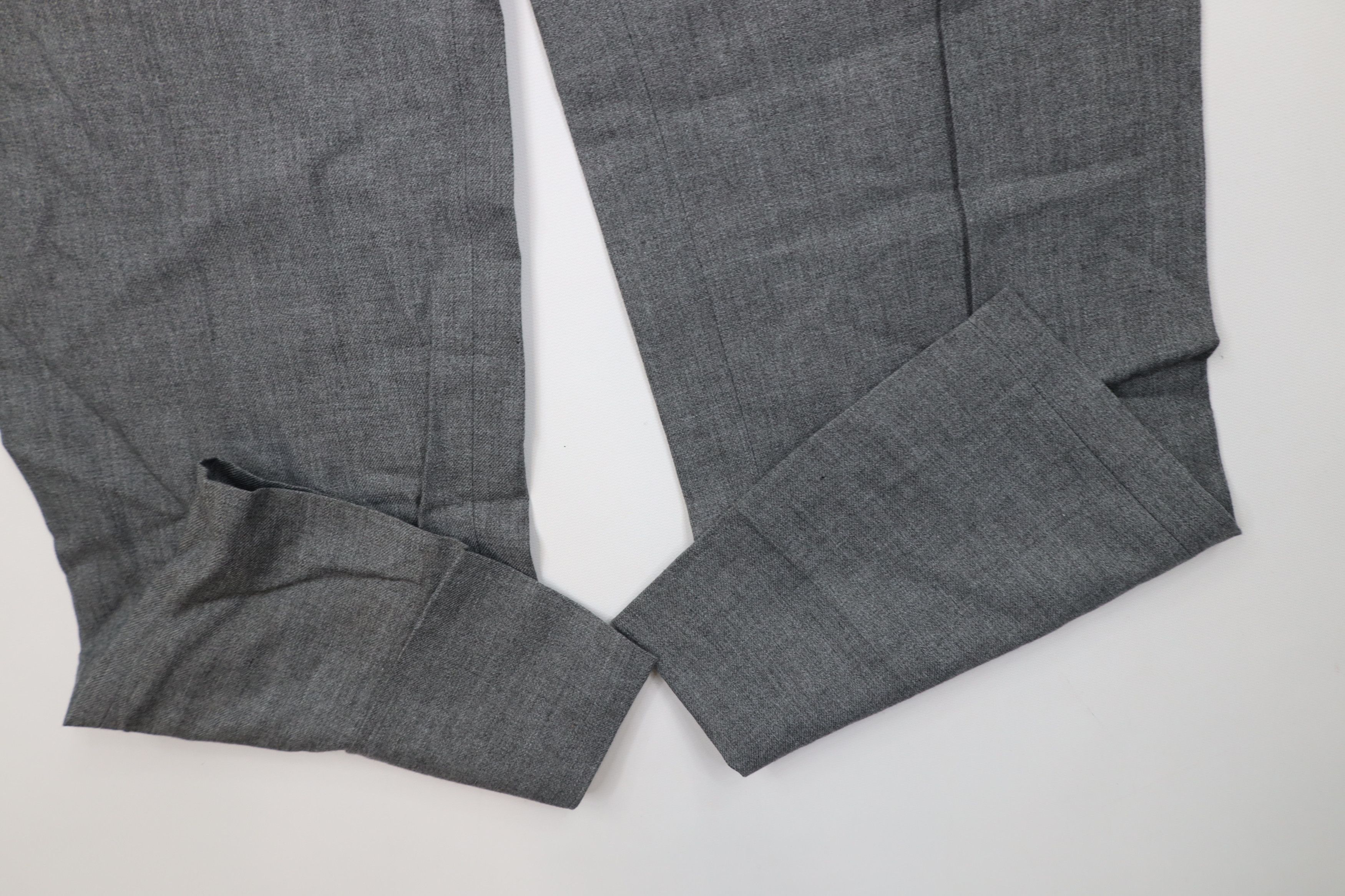 Vintage Vintage 90s Streetwear Wide Leg Chino Pants Heather Gray Size US 34 / EU 50 - 5 Thumbnail