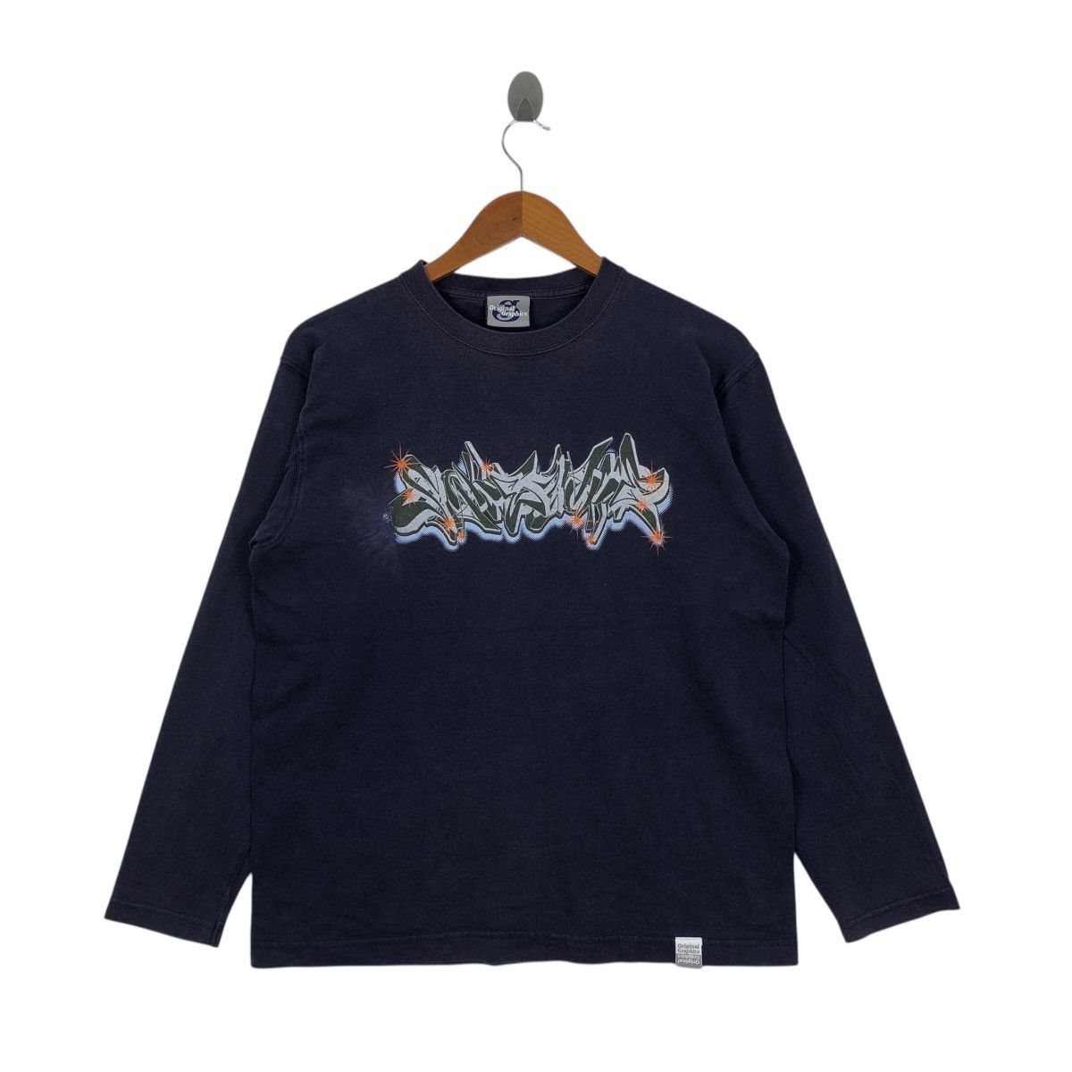 Vintage Y2K Graffiti Art Long Sleeve Original Graphics Size US M / EU 48-50 / 2 - 1 Thumbnail