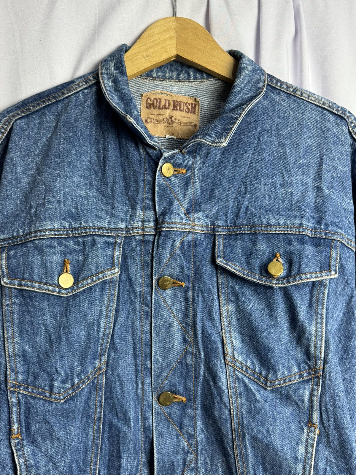 Beauty Beast × Hysteric Glamour × Japanese Brand Gold Rush Denim Jacket Vintage Japanese Size US L / EU 52-54 / 3 - 3 Thumbnail