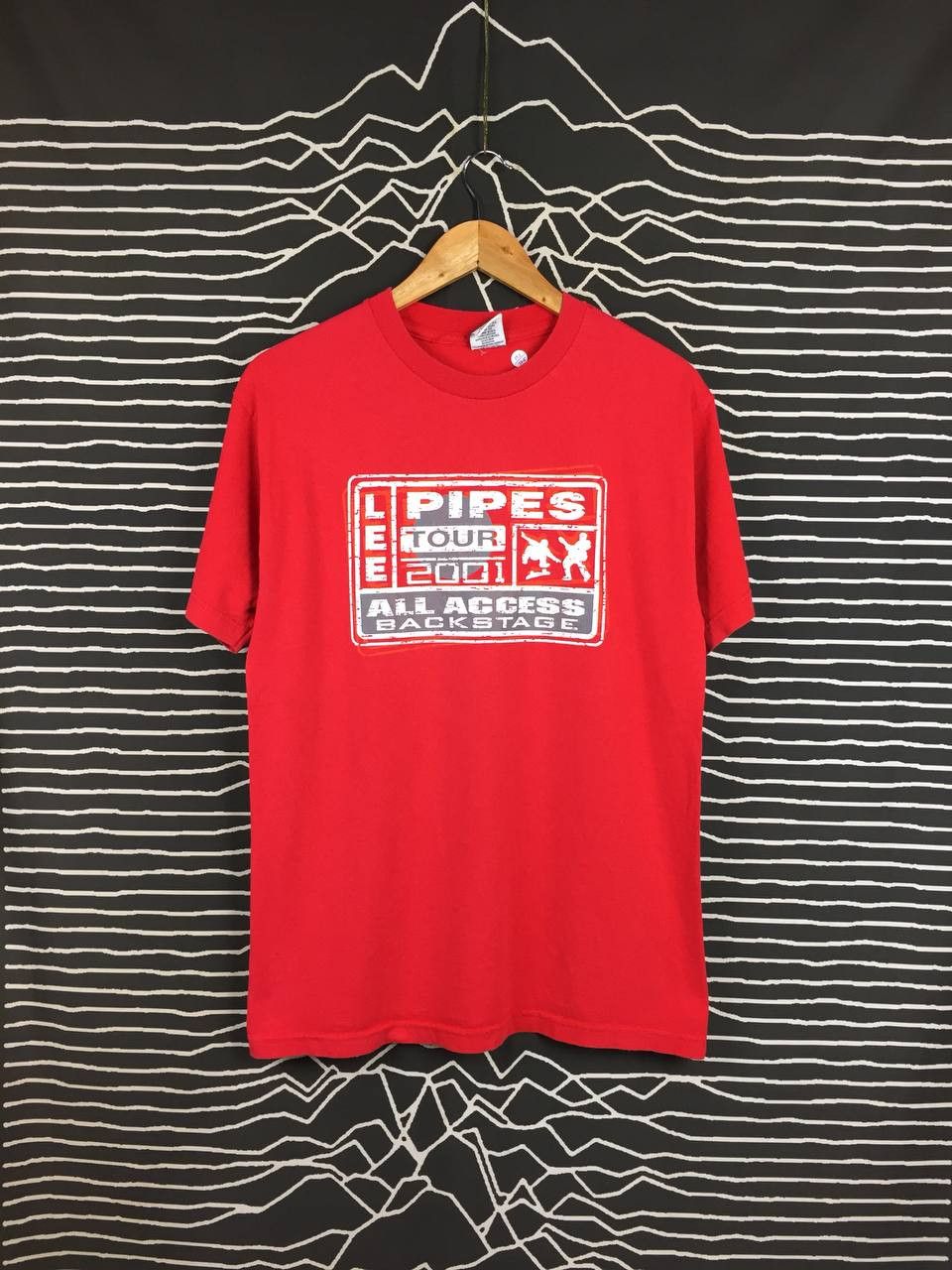 Lee × Vintage Vtg LEE PIPES Skateboarding Tour 2001 Made In Usa Tee Size US M / EU 48-50 / 2 - 1 Thumbnail