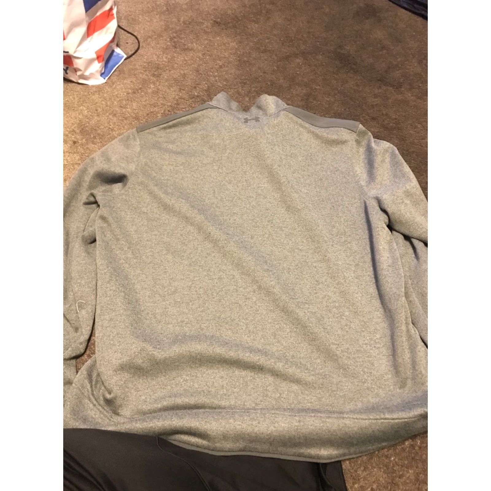 Under Armour Under Armour Mens Coldgear Gray 1/4 Zip Long Sleeve Pullover Size 2XL Regular Medium Gray 1/4 Zip Coldgear Pullover Mens Activewear Sports Size US XXL / EU 58 / 5 - 3 Thumbnail