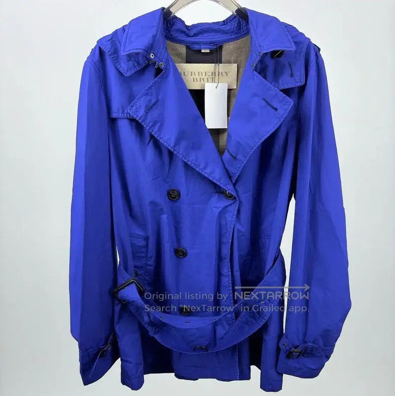 Burberry Burberry Blue Ladies' Coat. Size L / US 10 / IT 46 - 1 Thumbnail