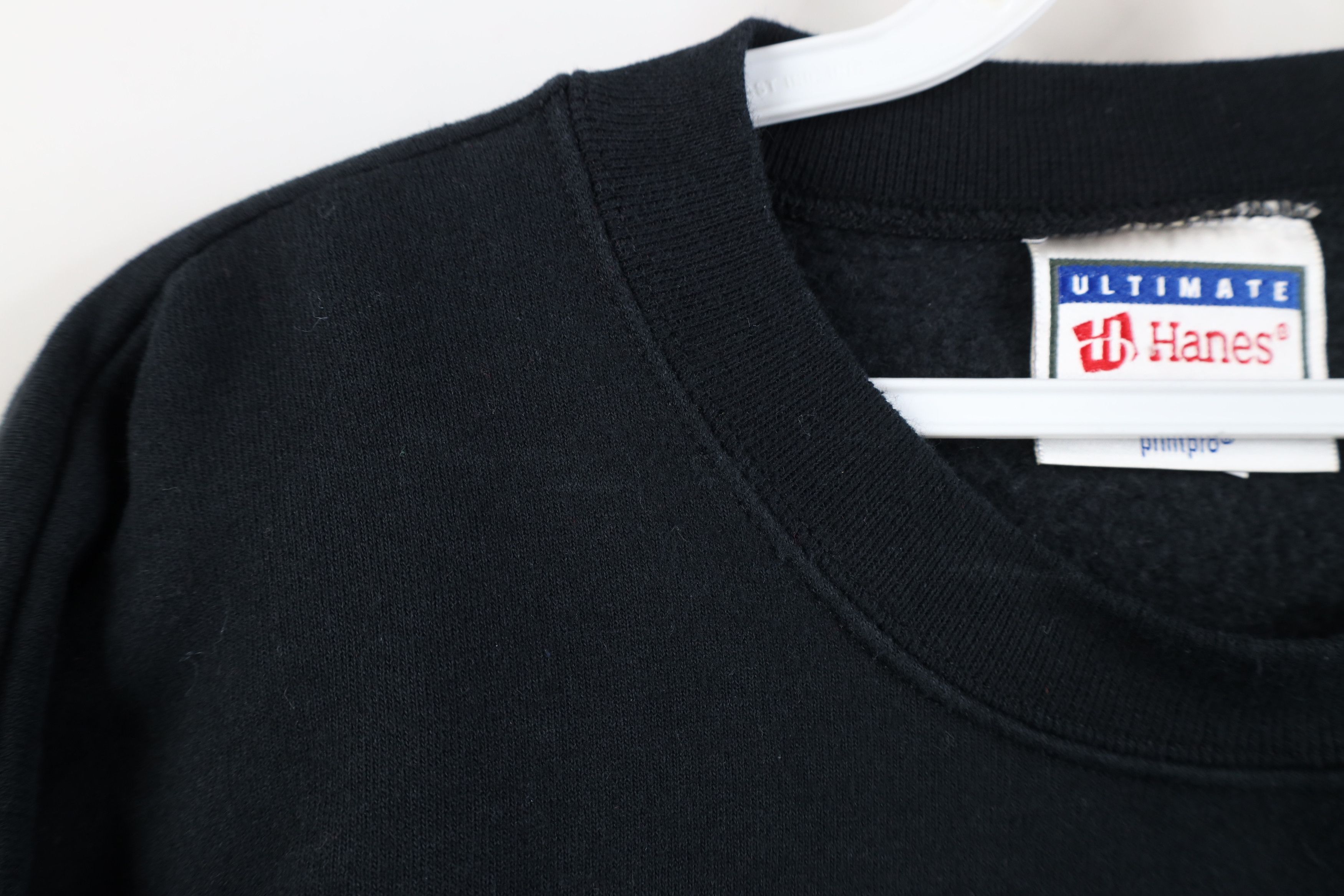 Vintage Vintage 90s Borealis Christmas Santa Claus Sweatshirt Black Size L / US 10 / IT 46 - 7 Thumbnail