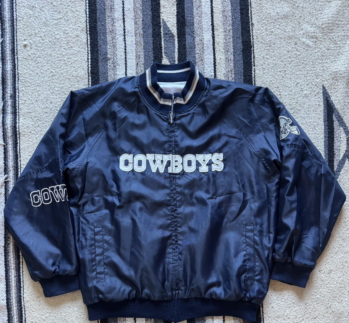 Starter Vintage 90s Dallas Cowboys NFL Football Reversible Jacket XL Size US XL / EU 56 / 4 - 1 Thumbnail