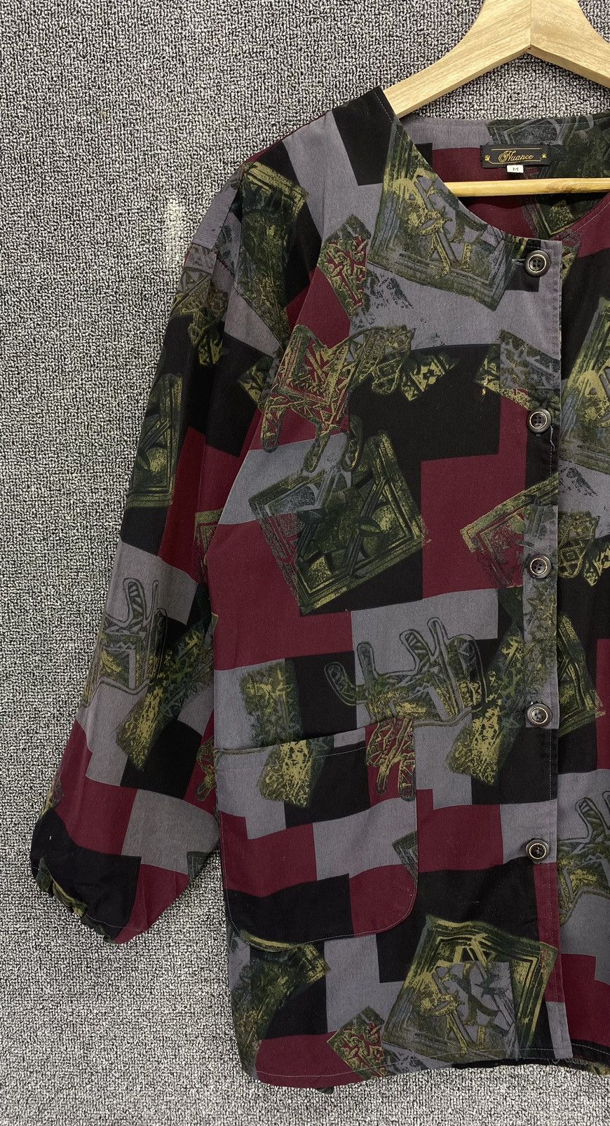 Japanese Brand Vintage Nuance Flowers Button Up Cardigan Jacket Size M / US 6-8 / IT 42-44 - 3 Thumbnail