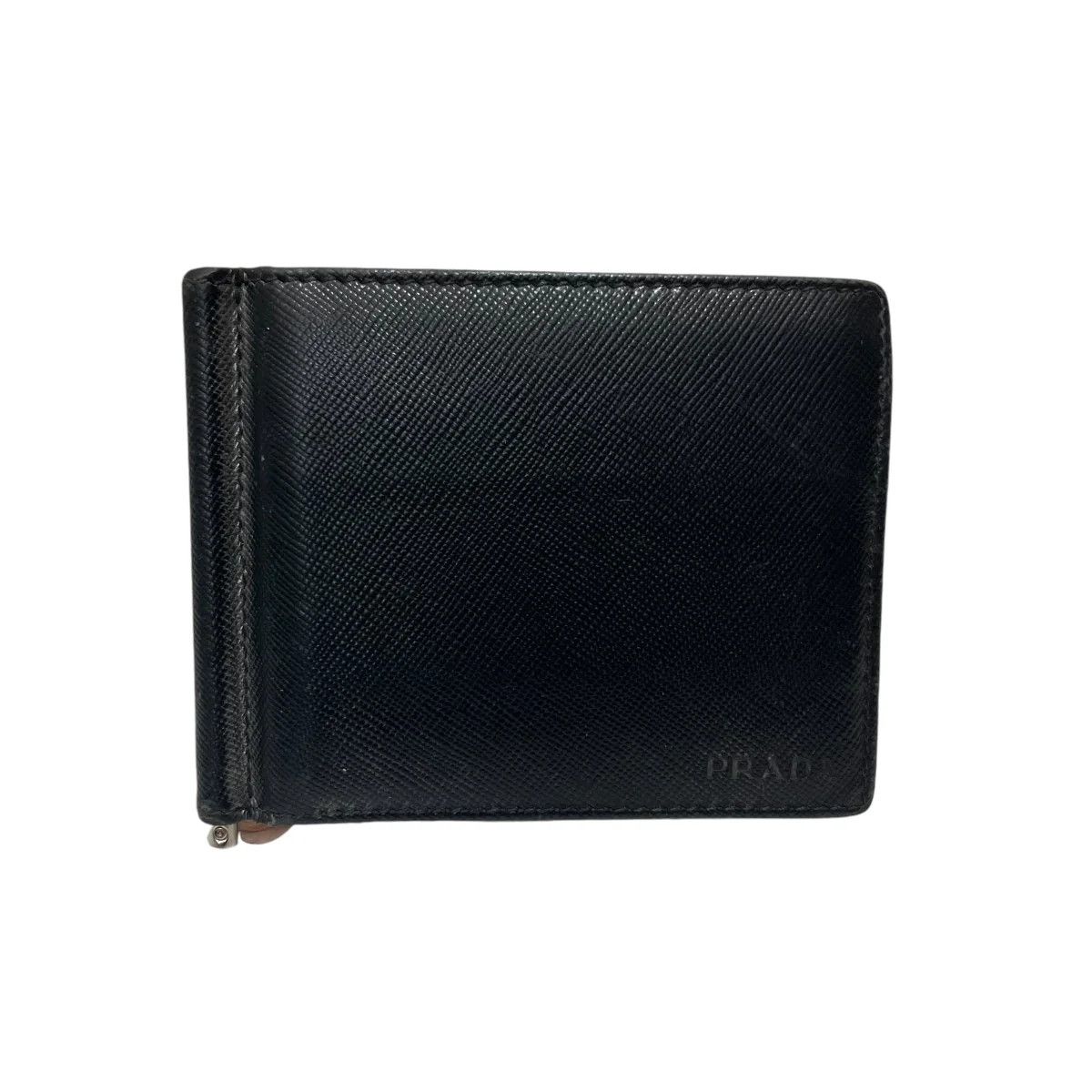 Prada Logo Leather Bi-fold Wallet Size ONE SIZE - 1 Thumbnail