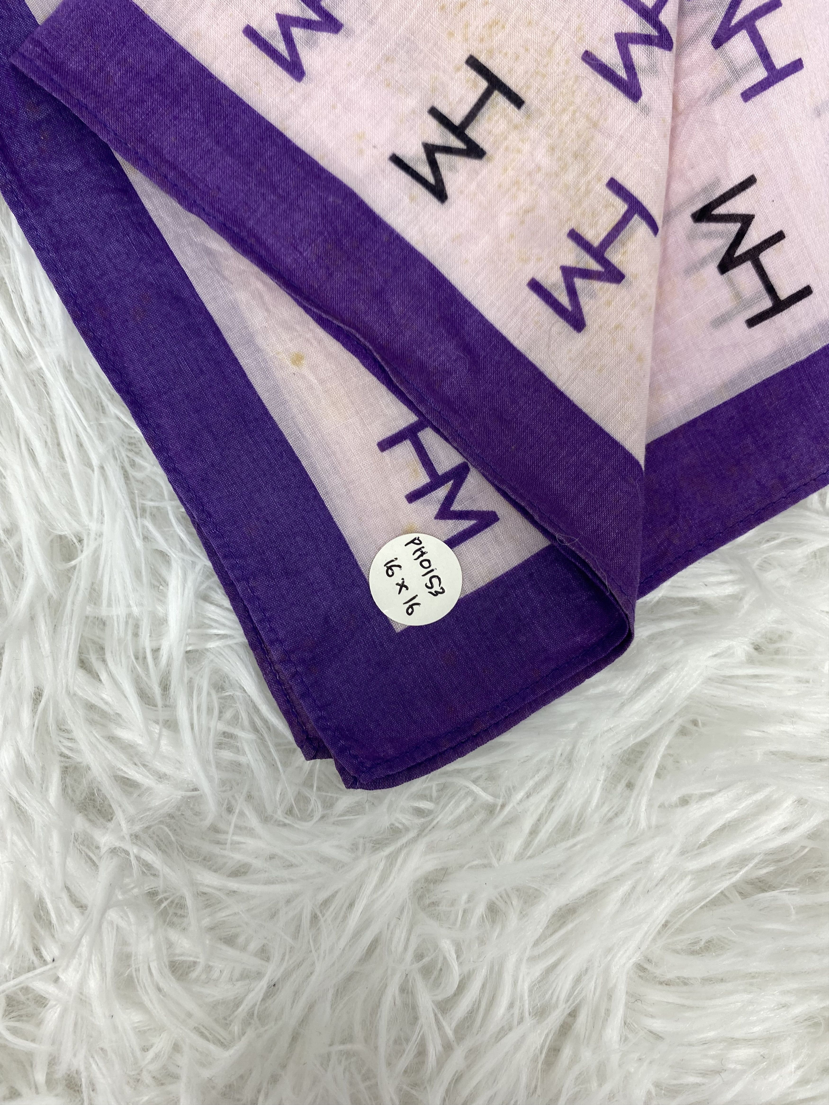 Hanae Mori Vintage Hanae Mori Handkerchief PH0153 Size ONE SIZE - 2 Thumbnail