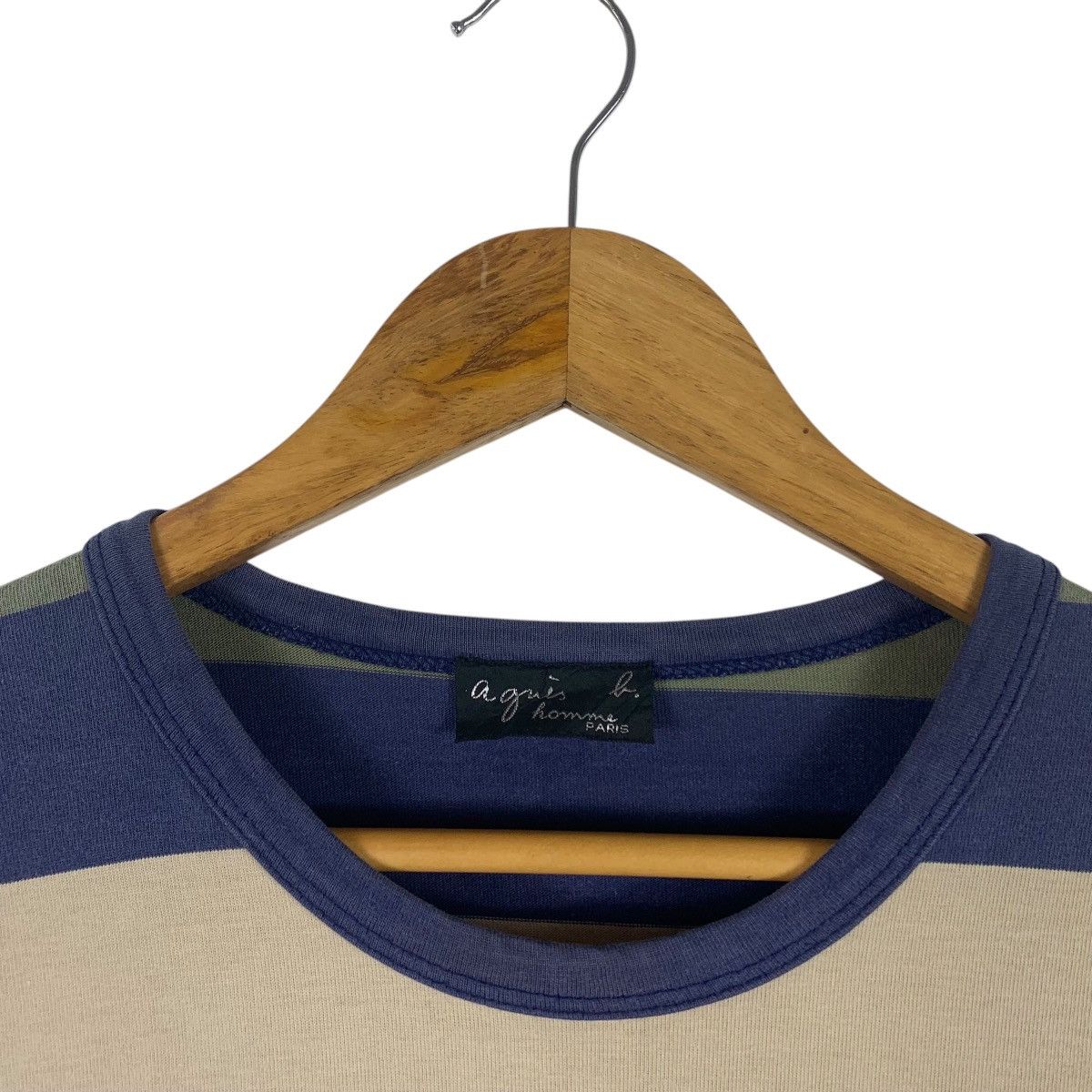 Designer × agnes b. AGNES B Paris Long sleeve stripe tee Size US M / EU 48-50 / 2 - 5 Thumbnail