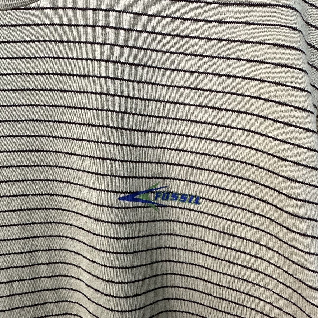 Fossil 80s Fossil Stripe Vintage TShirt A859 Size US M / EU 48-50 / 2 - 3 Thumbnail