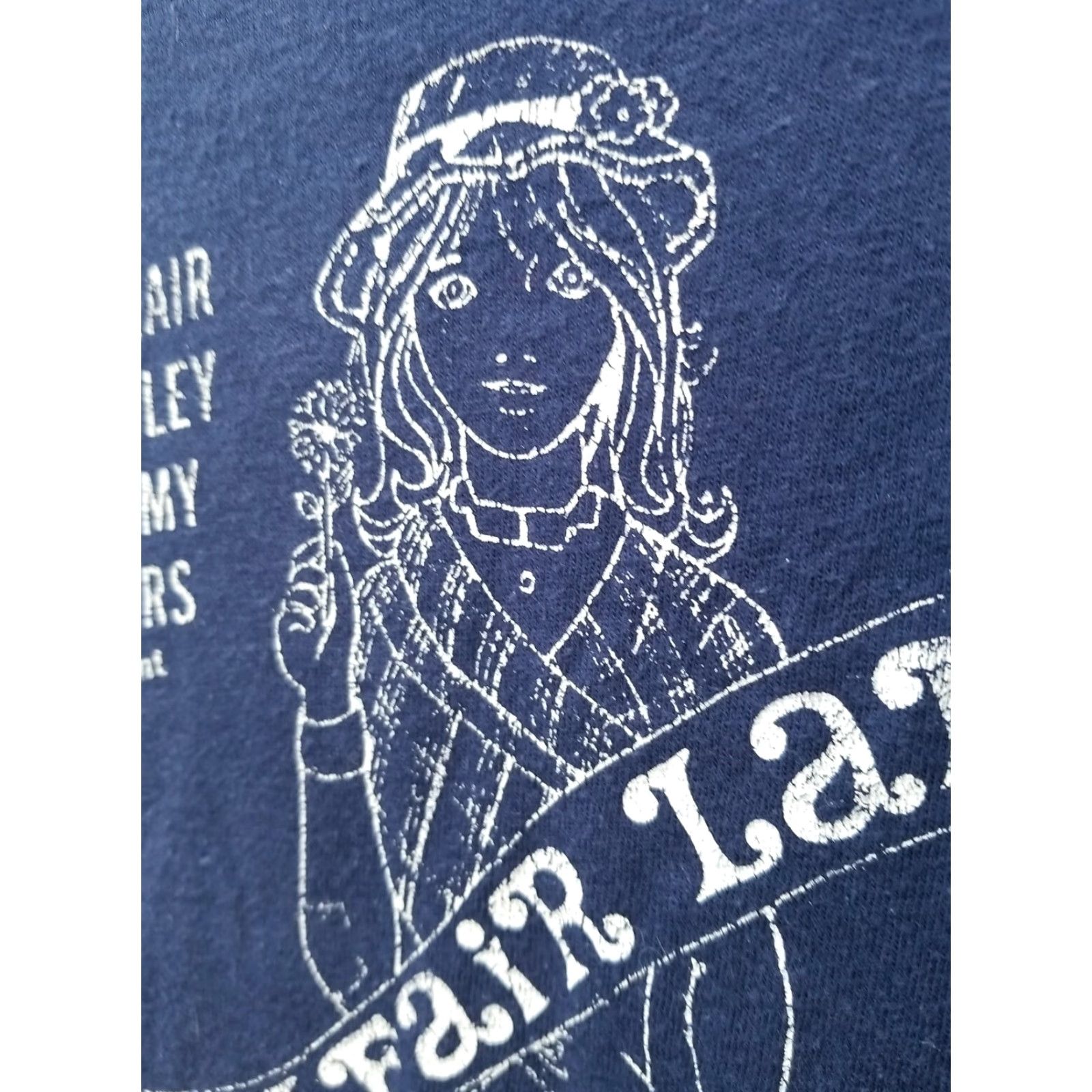 Hanes ORIGINAL 70s MY FAIR LADY broadway REX HARRISON T SHIRT medium jersey Shirt Adults Medium Blue) Size US M / EU 48-50 / 2 - 3 Thumbnail