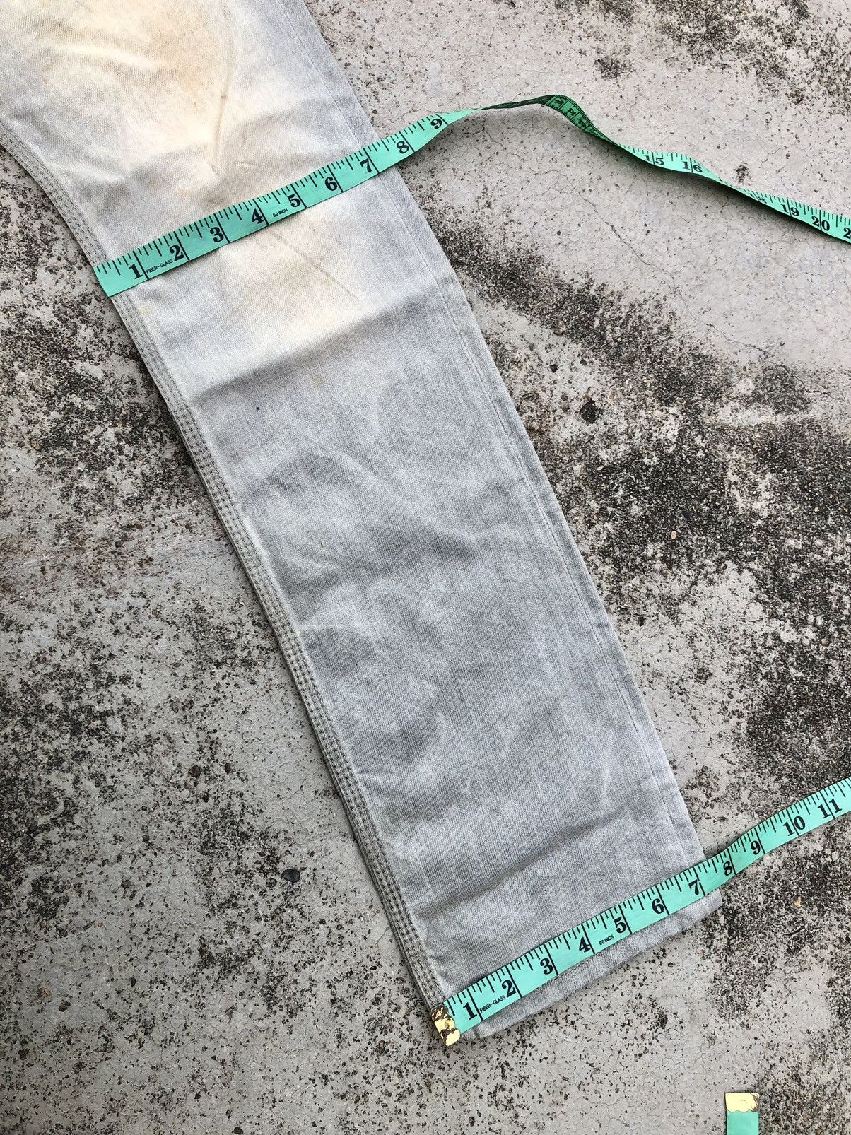 Designer DIESEL KROOLEY WASHED GREY DENIM Size US 28 / EU 44 - 12 Thumbnail