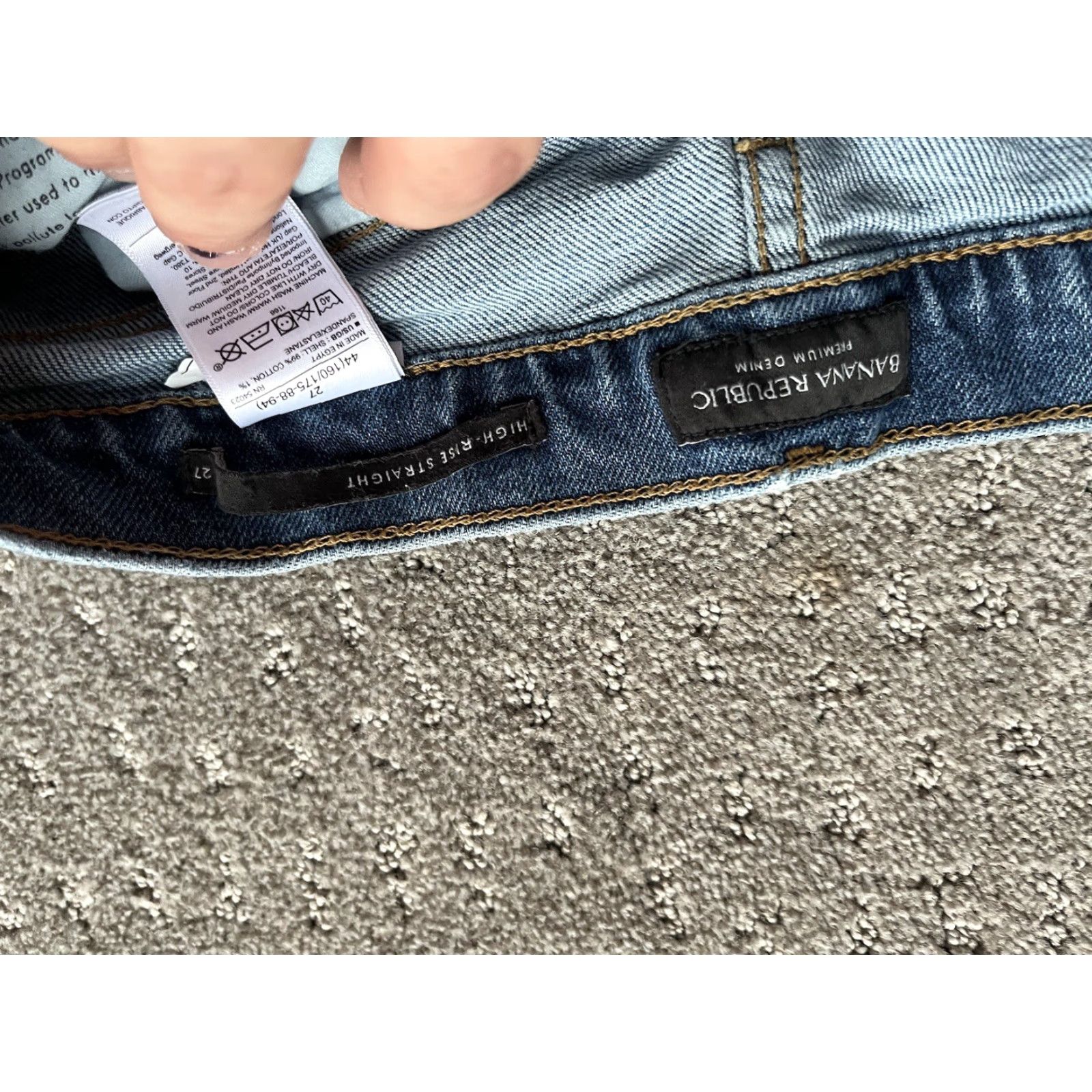 Banana Republic Banana Republic Jeans Hi Rise Straight Premium Stretch Size 27 Size 27" / US 4 / IT 40 - 5 Thumbnail