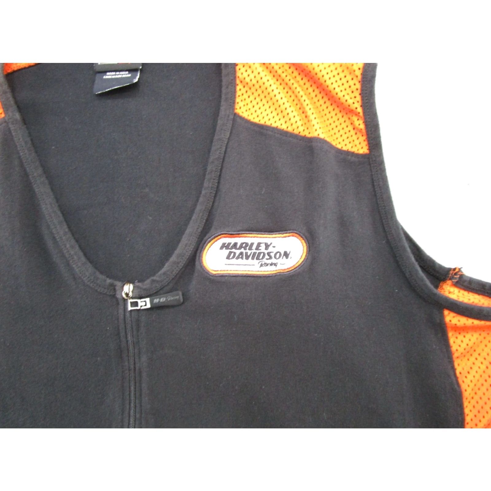 Harley Davidson Harley-Davidson Racing Full Zip Up Sleeveless Vest Women's XL Multicolor Embroidered Cotton Vest Casual Women XL Zip Up Sleeveless Harley-Davidson Size XL / US 12-14 / IT 48-50 - 2 Thumbnail