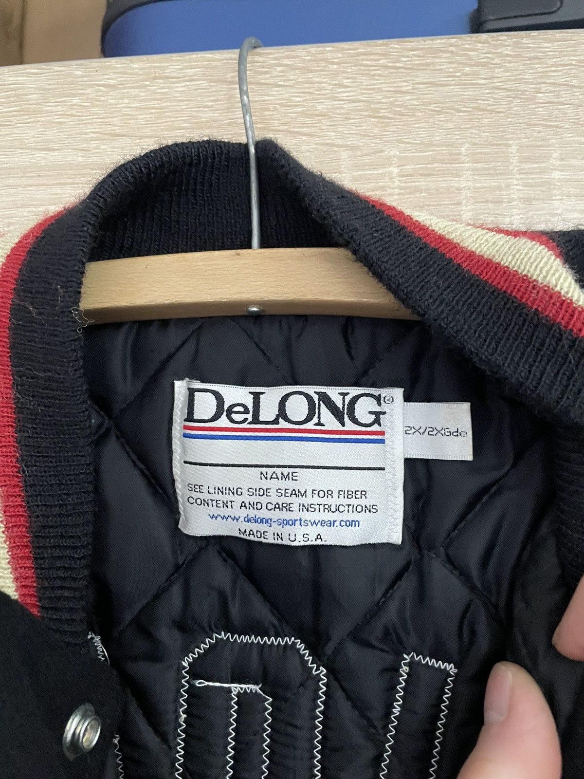 Delong Vintage DeLONG Varsity Jacket — Bellmawr Bears Hockey 2003 Size US XXL / EU 58 / 5 - 11 Thumbnail