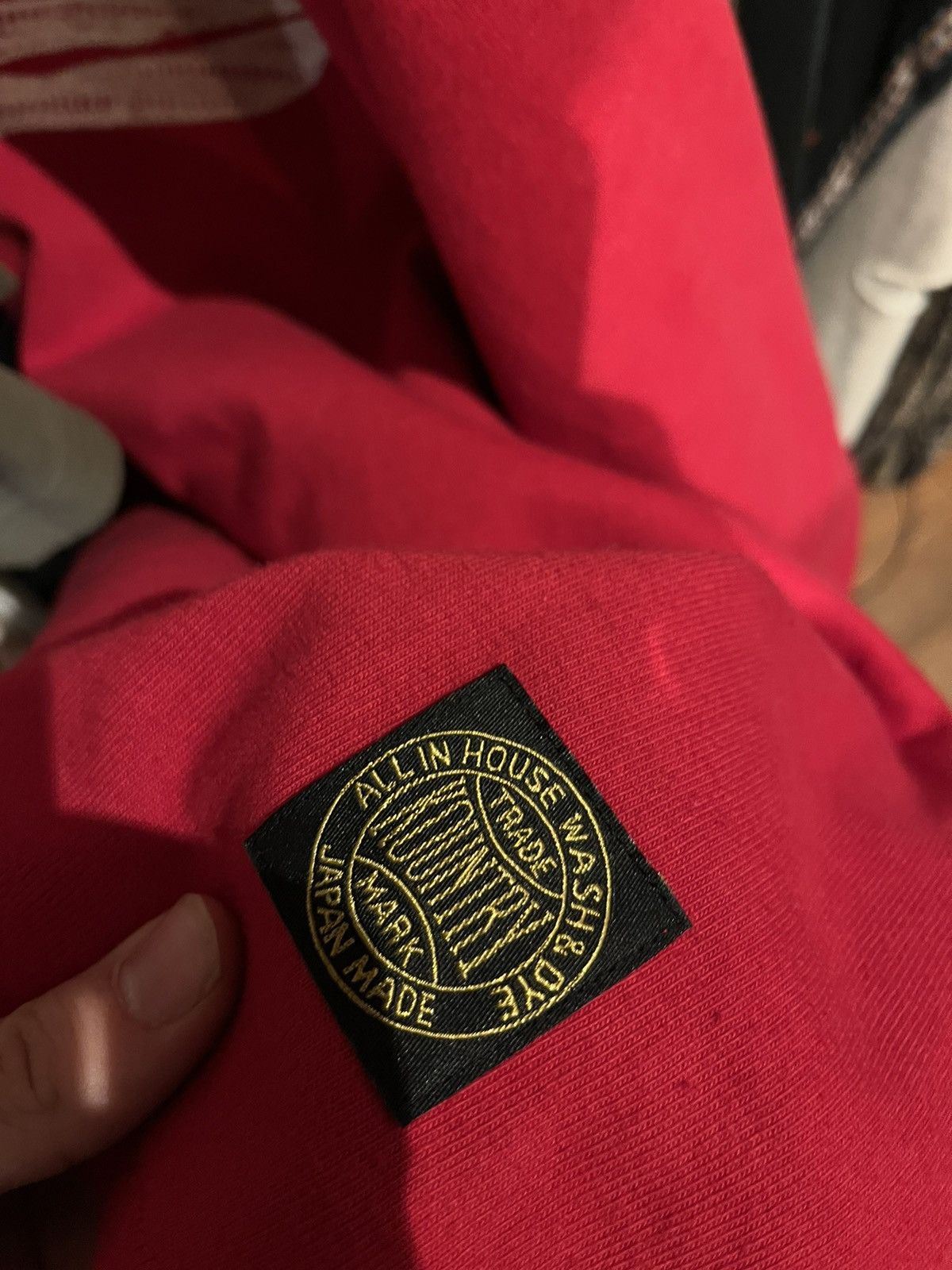 Kapital × Kapital Kountry BELOW RETAIL! Kapital 16/- Densed Jersey Baseball Shirt Red Size US L / EU 52-54 / 3 - 10 Thumbnail