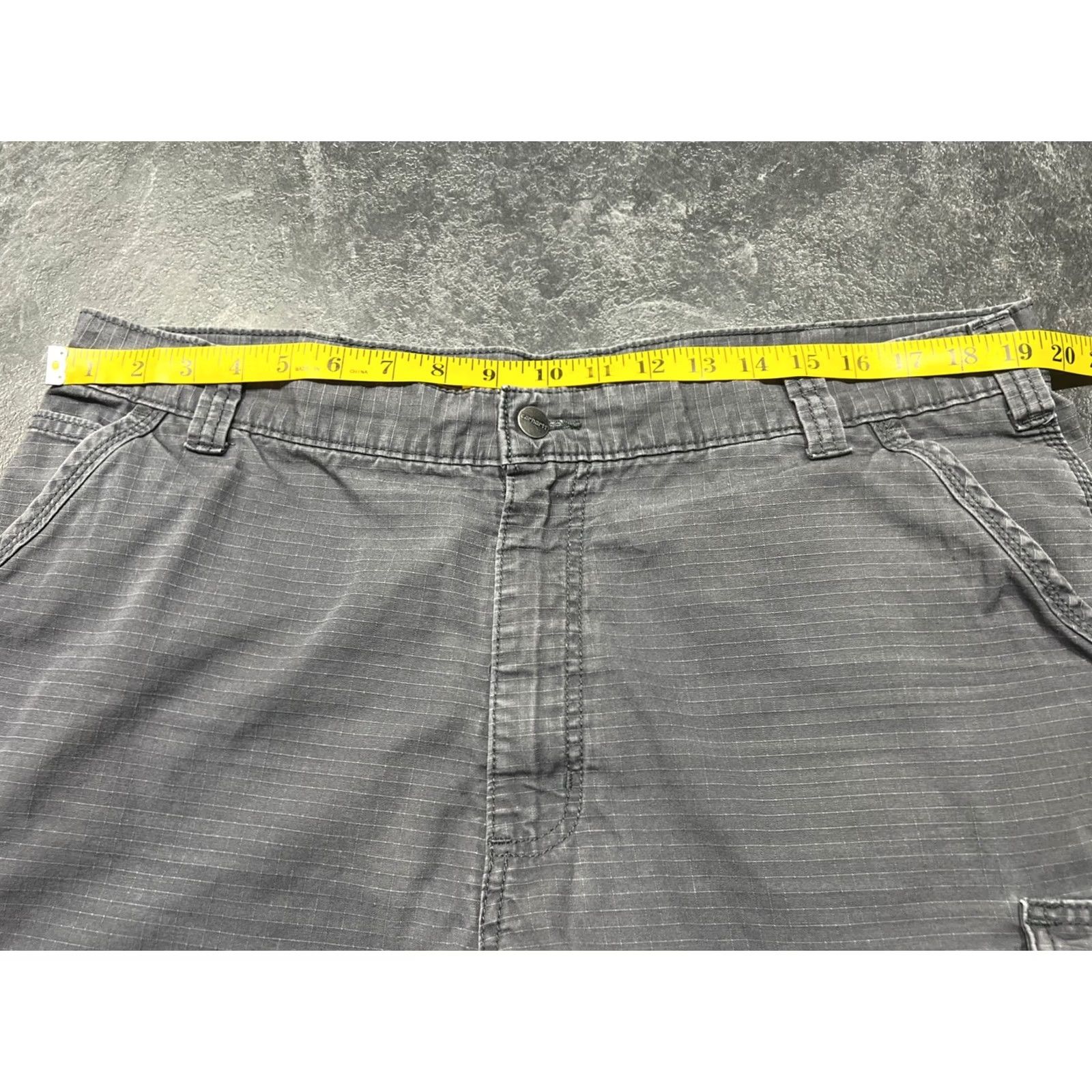 Carhartt Carhartt Cargo Shorts Gray Mens Size 40x11 Relaxed Fit Ripstop Canvas 11in Inseam Casual Workwear Size US 40 / EU 56 - 6 Thumbnail