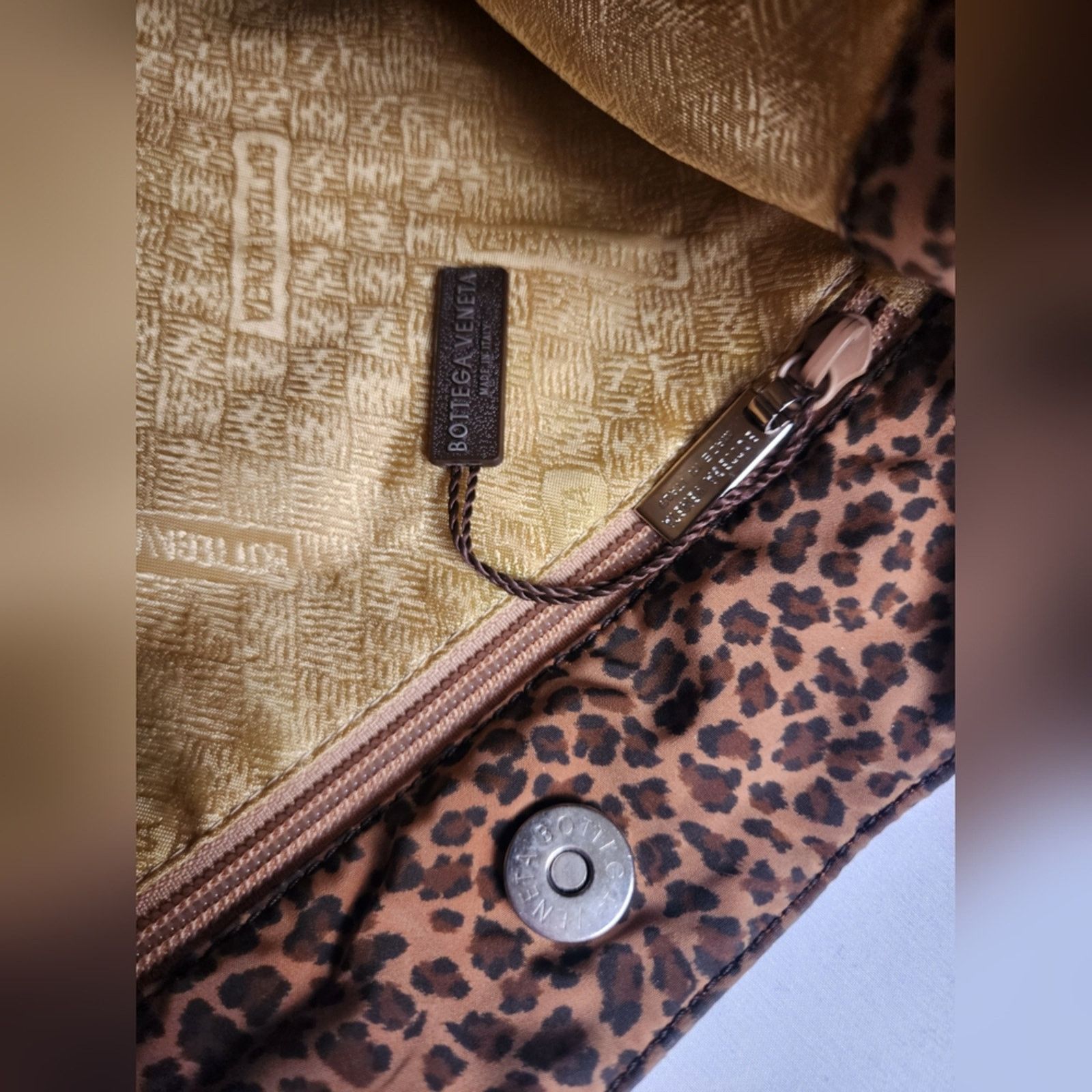 Bottega Veneta Bottega Veneta Leopard Print Nylon Shoulder bag Size ONE SIZE - 13 Thumbnail