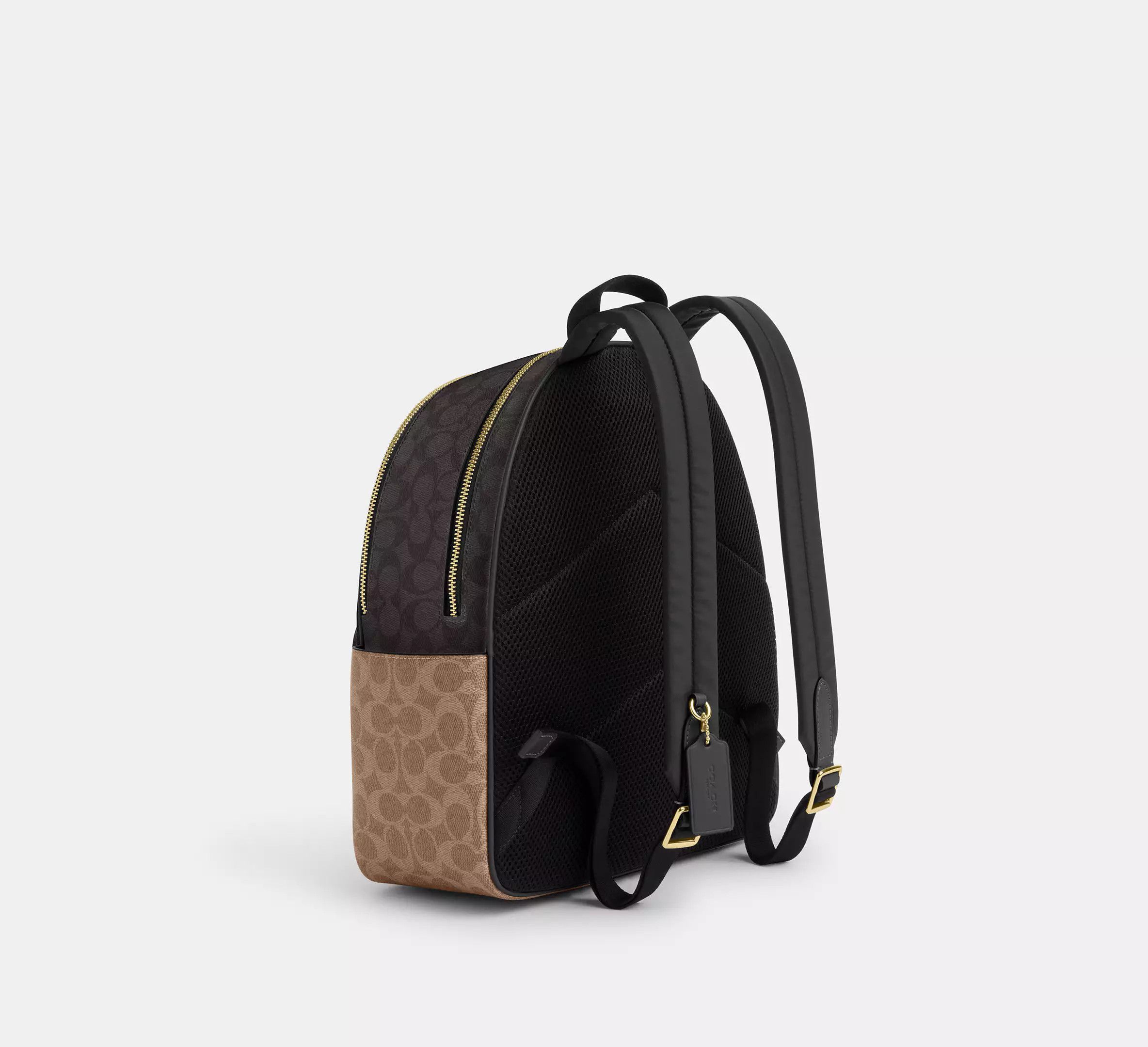 Coach Court Backpack In Blocked Signature Canvas CZ771 Size ONE SIZE - 7 Thumbnail