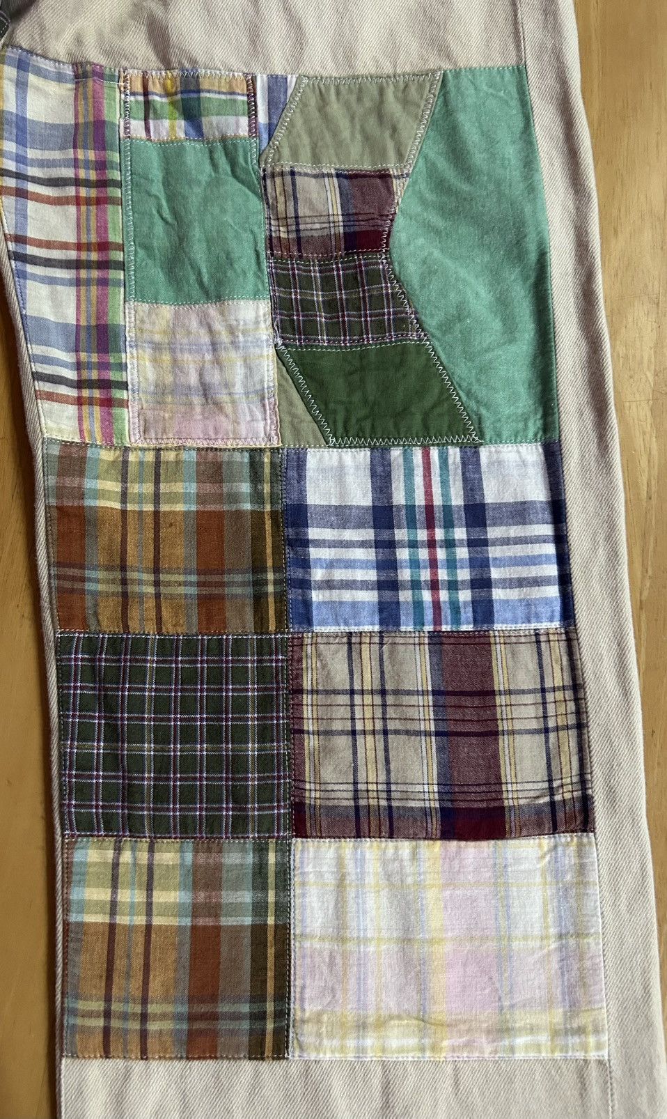 Designer × Japanese Brand × Karl Helmut 🔥🔥KARL HELMUT Patchwork Style Pant Size US 32 / EU 48 - 4 Thumbnail