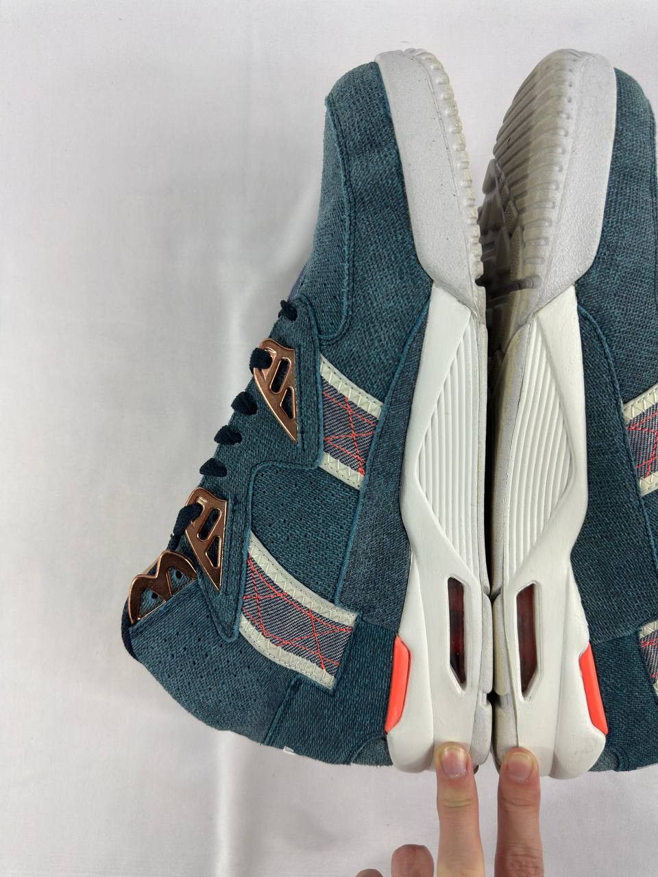 Nike Men’s Nike Air Trainer SC High PRM Drk Obsdn White Denim Size US 13 / EU 46 - 11 Thumbnail