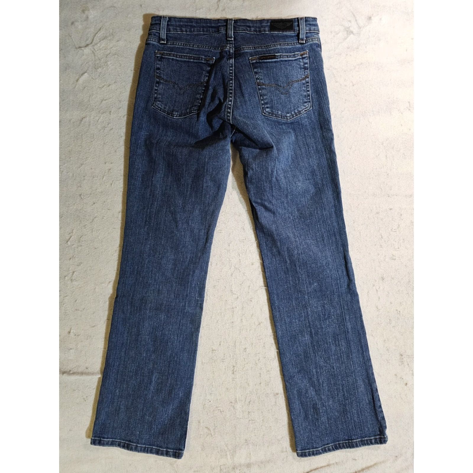 Harley Davidson Harley Davidson Jeans Bootcut Denim Med Wash Womens Size 10 Reg RN103819 Size 32" / US 10 / IT 46 - 7 Thumbnail