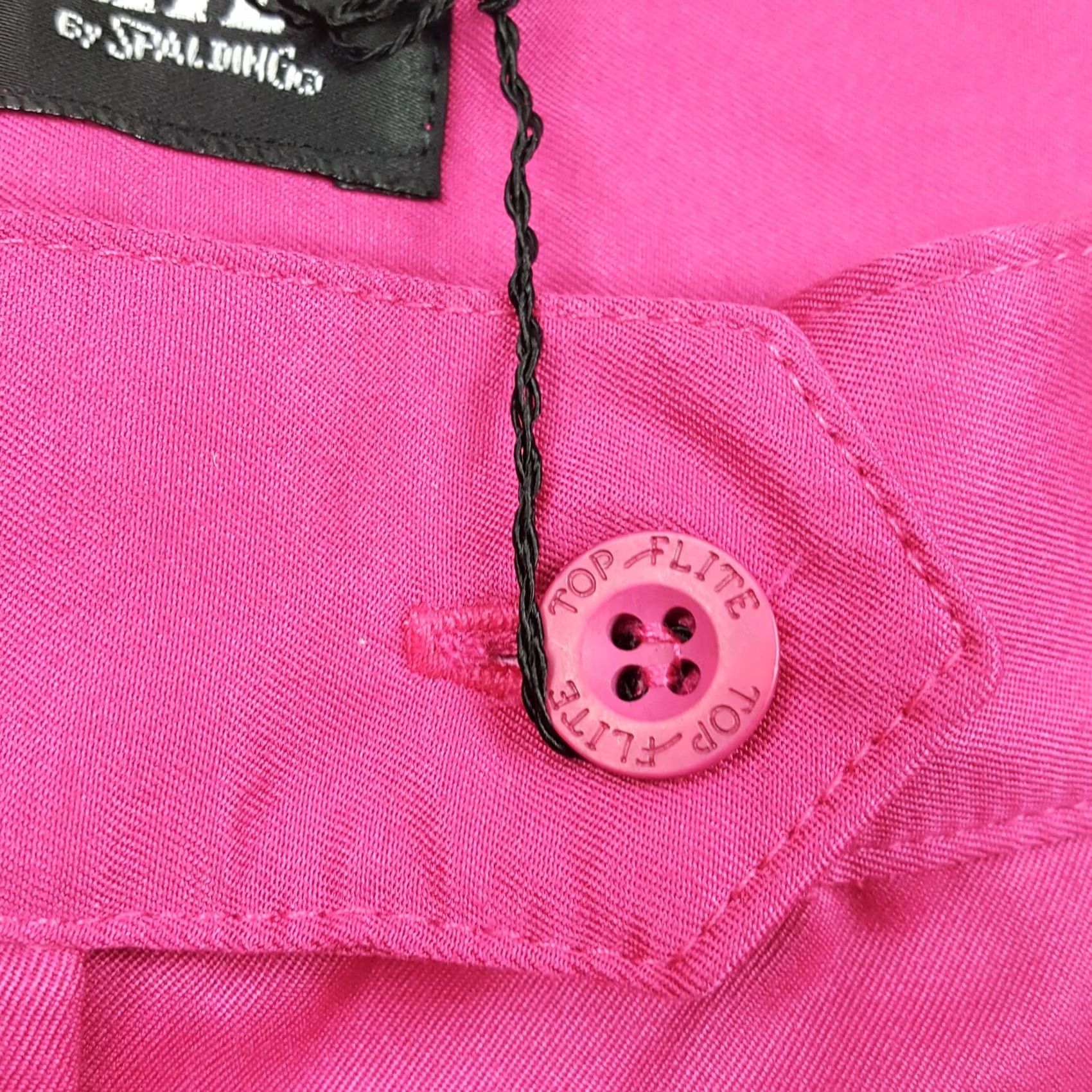 Spalding VINTAGE Spalding Golf Womens Size 8 High Waist Pleated Athletic Outdoor Shorts Pink Size 26" / US 2 / IT 38 - 4 Thumbnail