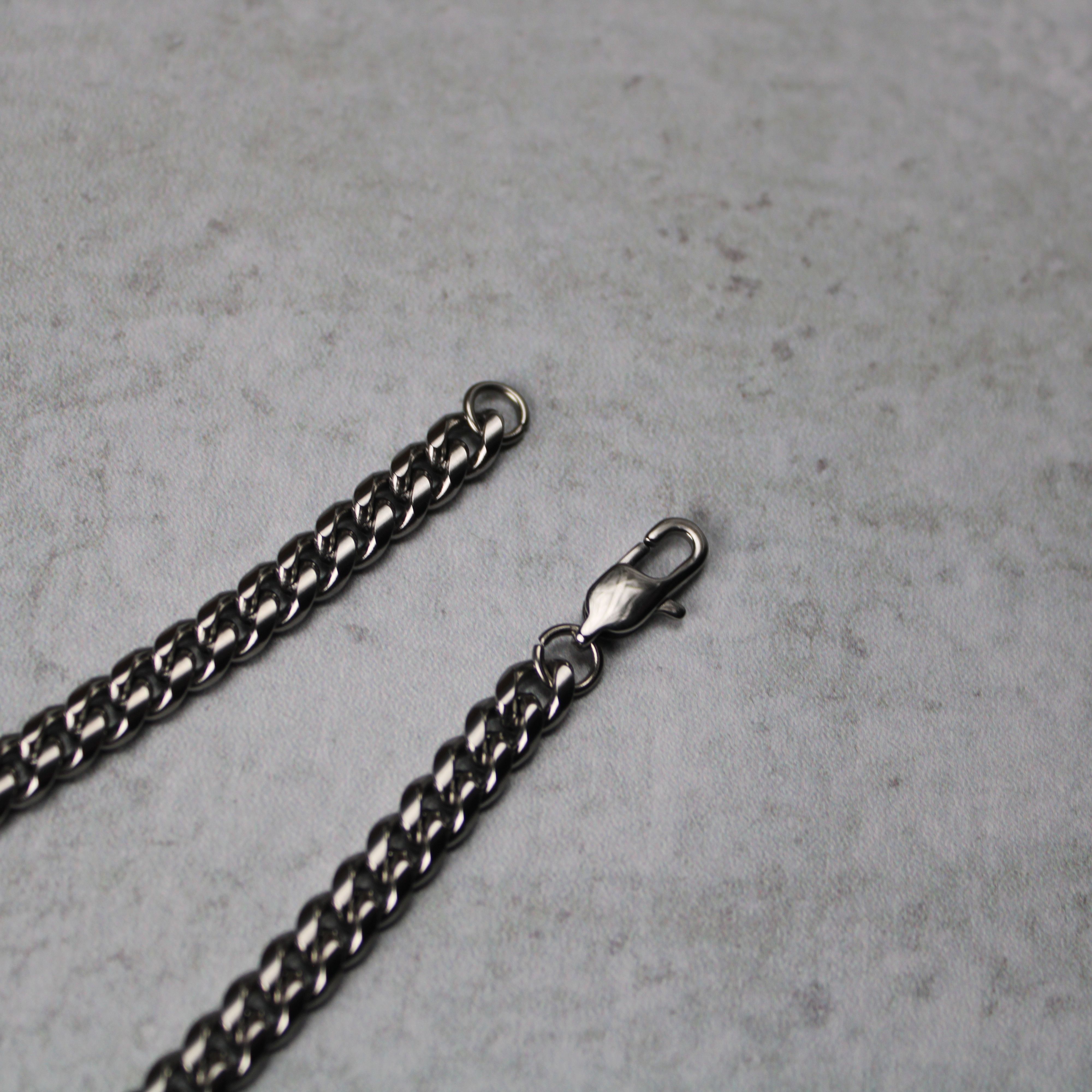 Jewelry Silver 5mm Cuban Link Chain 18”-24” Size ONE SIZE - 4 Thumbnail