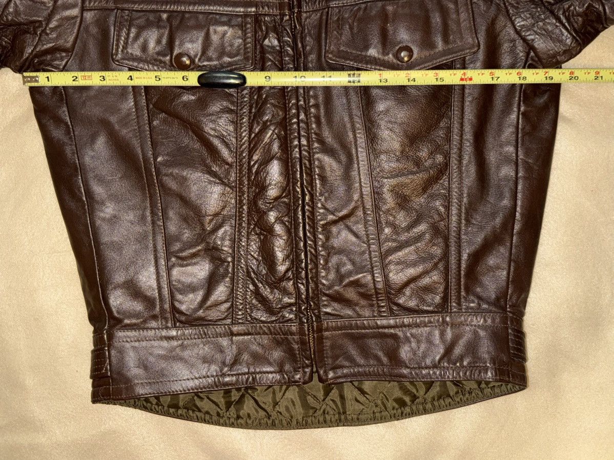 Harley Davidson Harley Davidson AMC Cavalier Leather Trucker/Moto Jacket 36 Size US XXS / EU 40 - 3 Thumbnail