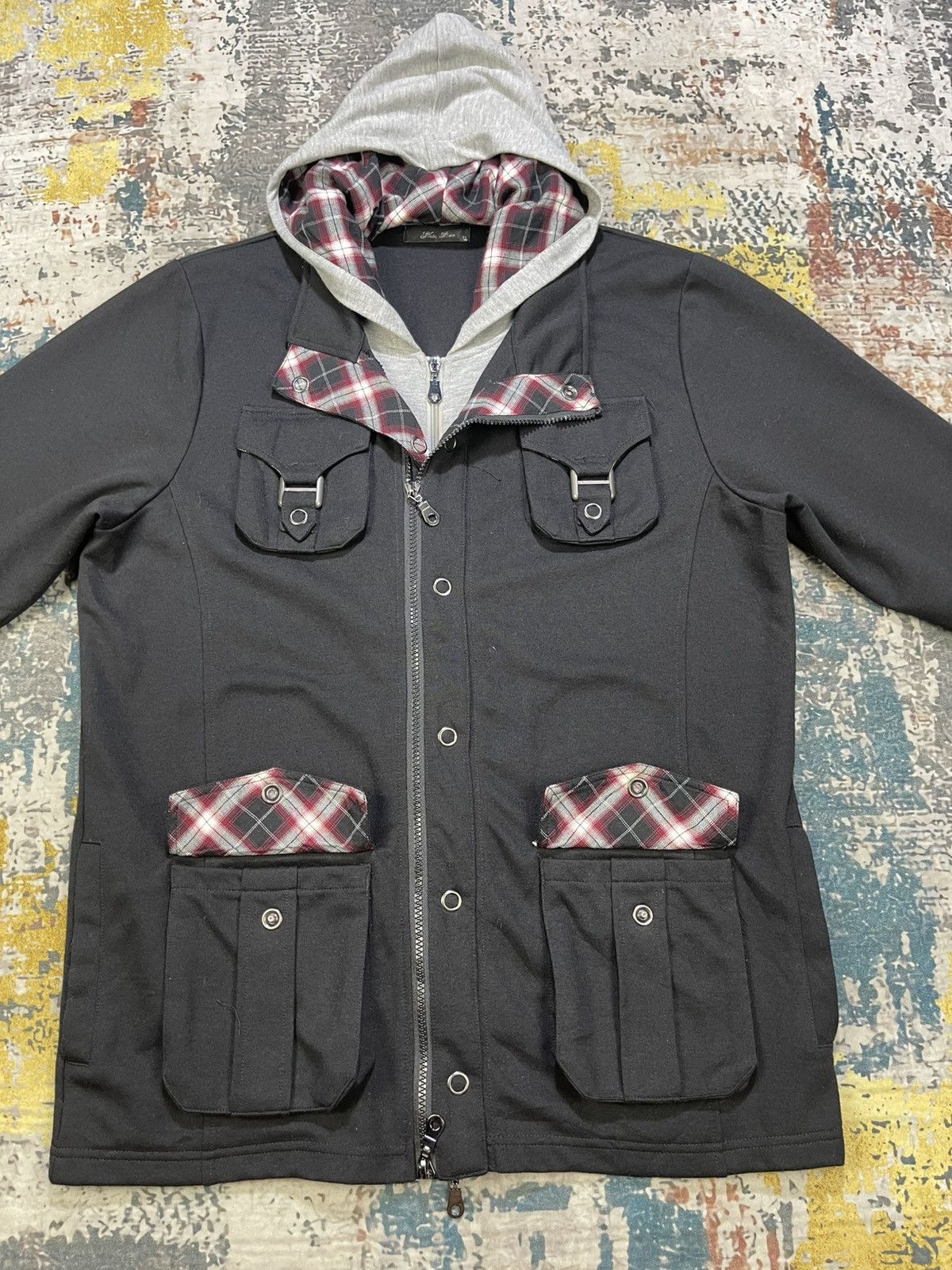 Japanese Brand Nota Bene Grunge Gothic Punk Cargo Jacket Size US M / EU 48-50 / 2 - 5 Thumbnail