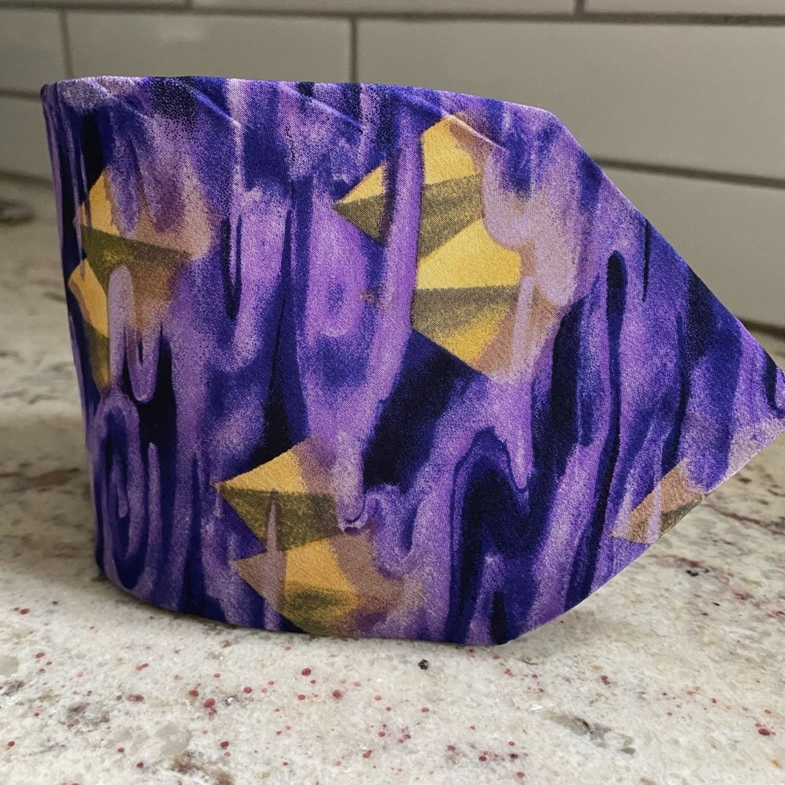Grateful Dead Grateful Dead Great Pyramid First Set blue and gold silk tie Size ONE SIZE - 5 Thumbnail