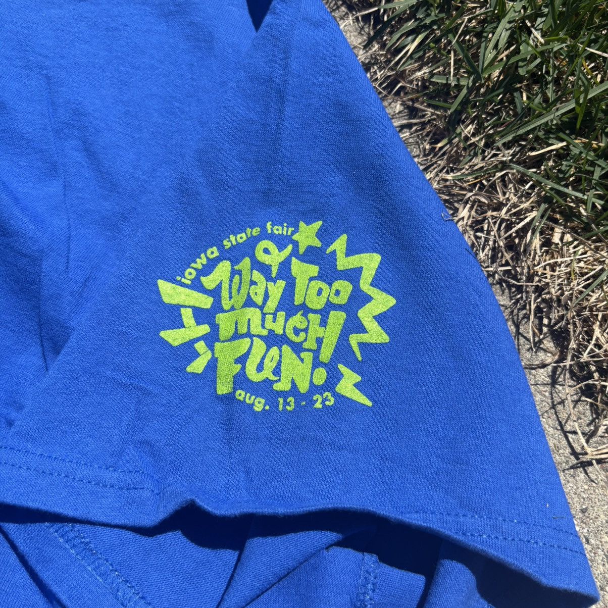 Band Tees × Vintage Vintage Iowa State Fair Rock and Roll Reunion Shirt Size US XL / EU 56 / 4 - 3 Thumbnail