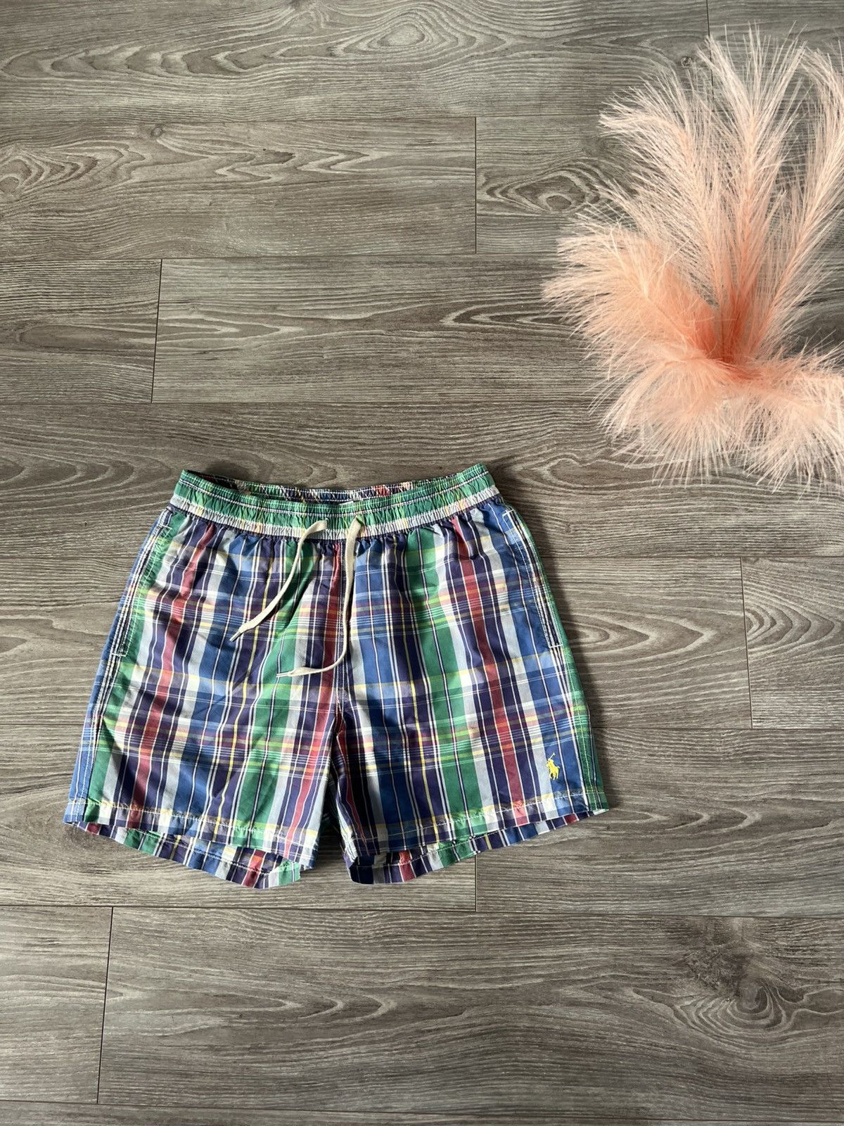 Polo Ralph Lauren × Ralph Lauren × Vintage ‼️Vintage Polo Ralph Lauren RRL Swim/Casual Shorts ‼️ Size US 34 / EU 50 - 4 Thumbnail