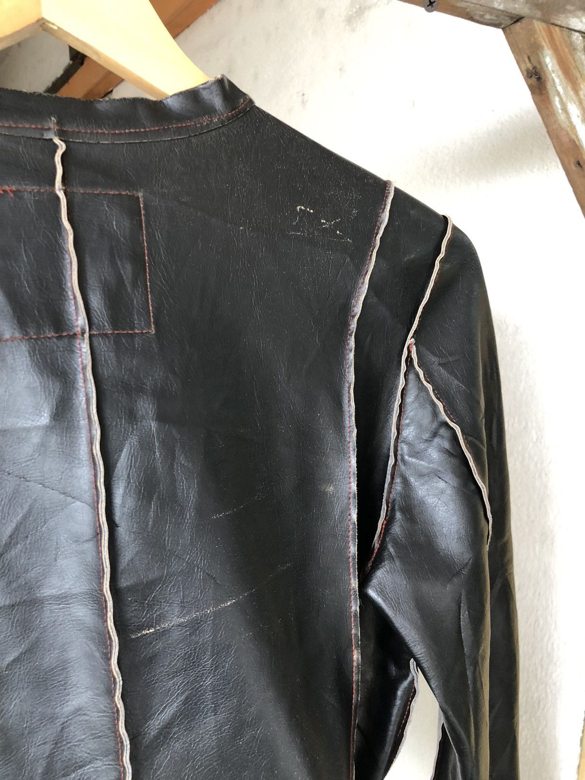 Japanese Brand Rare❗️Wooxoom Bondage Punk Pvc Jacket If Six Was Nine Size M / US 6-8 / IT 42-44 - 12 Thumbnail