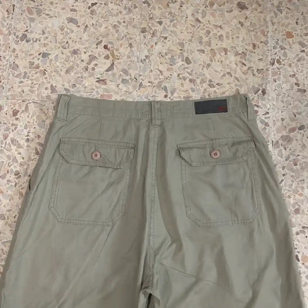 Split × Vintage Vintage SPLIT Trousers Baggy Outdoor Hiking Khaki Pants Size US 33 - 12 Thumbnail