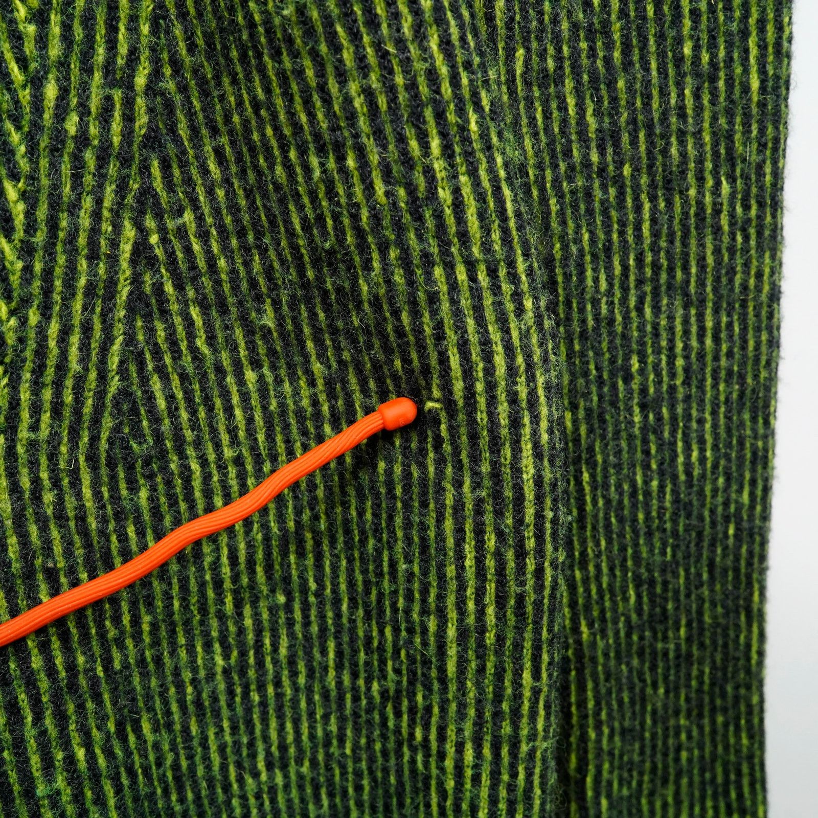 Y-3 Y-3 Yohji Yamamoto Knit Dress Green Black Striped XS Bodycon Size XS / US 0-2 / IT 36-38 - 9 Thumbnail